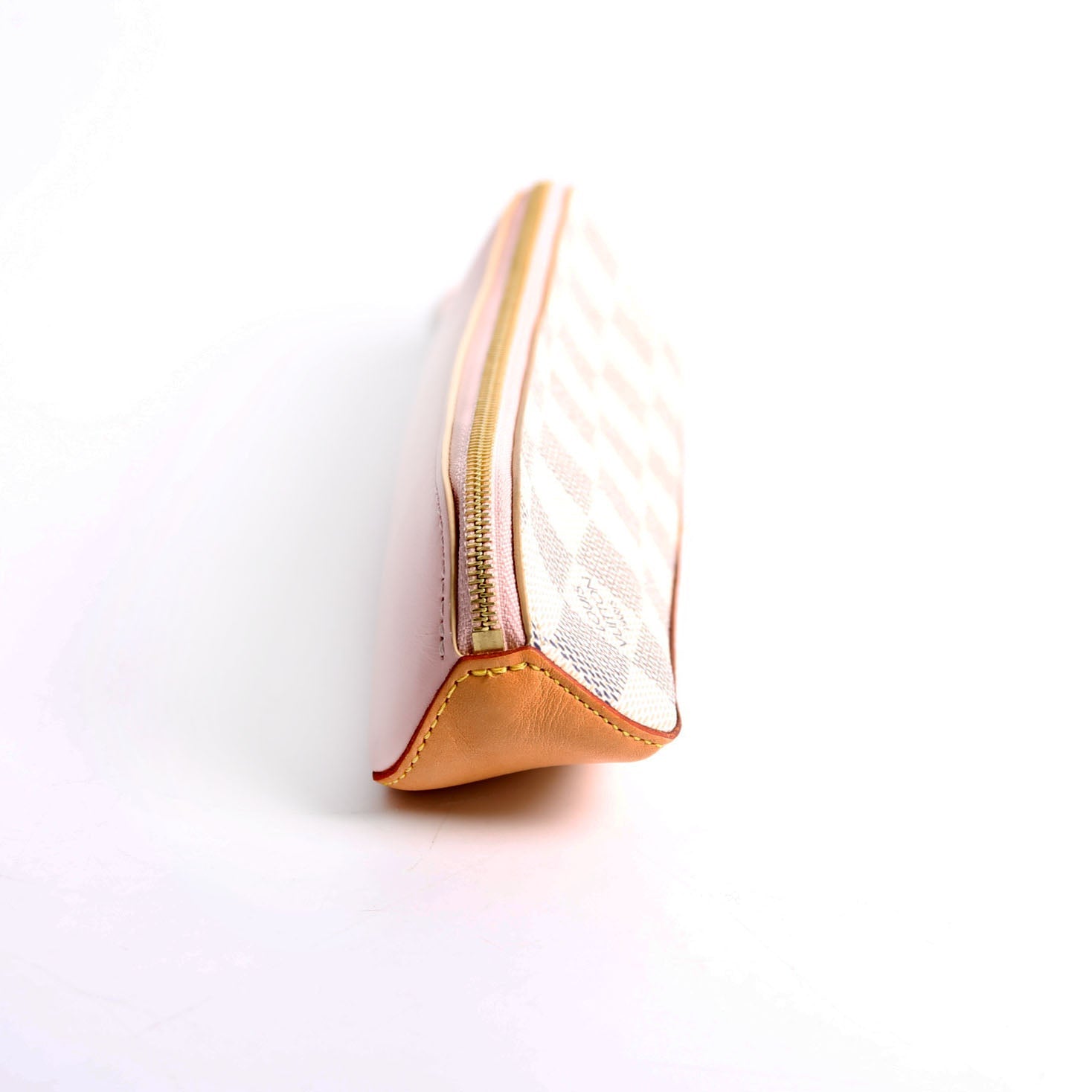 Pencil Pouch Elisabeth Damier Azur Pink