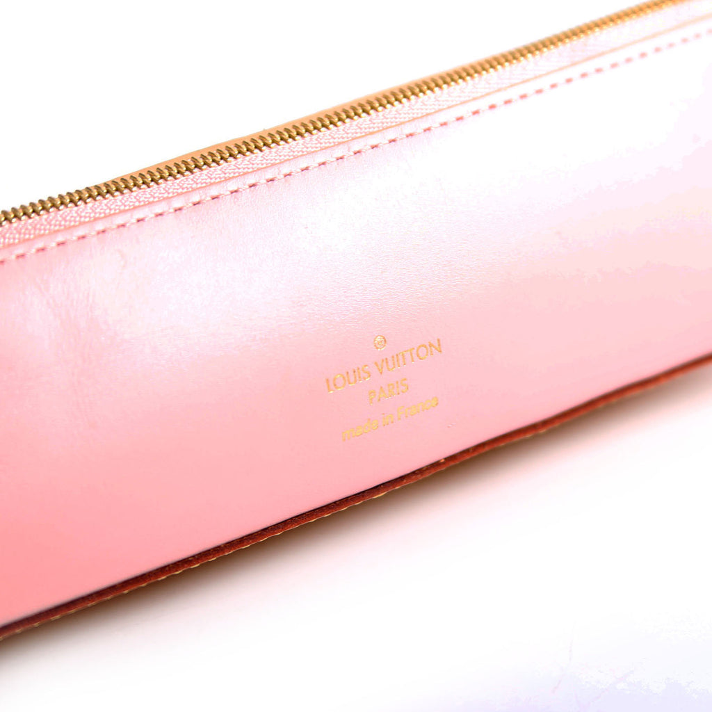 Pencil Pouch Elisabeth Damier Azur Pink