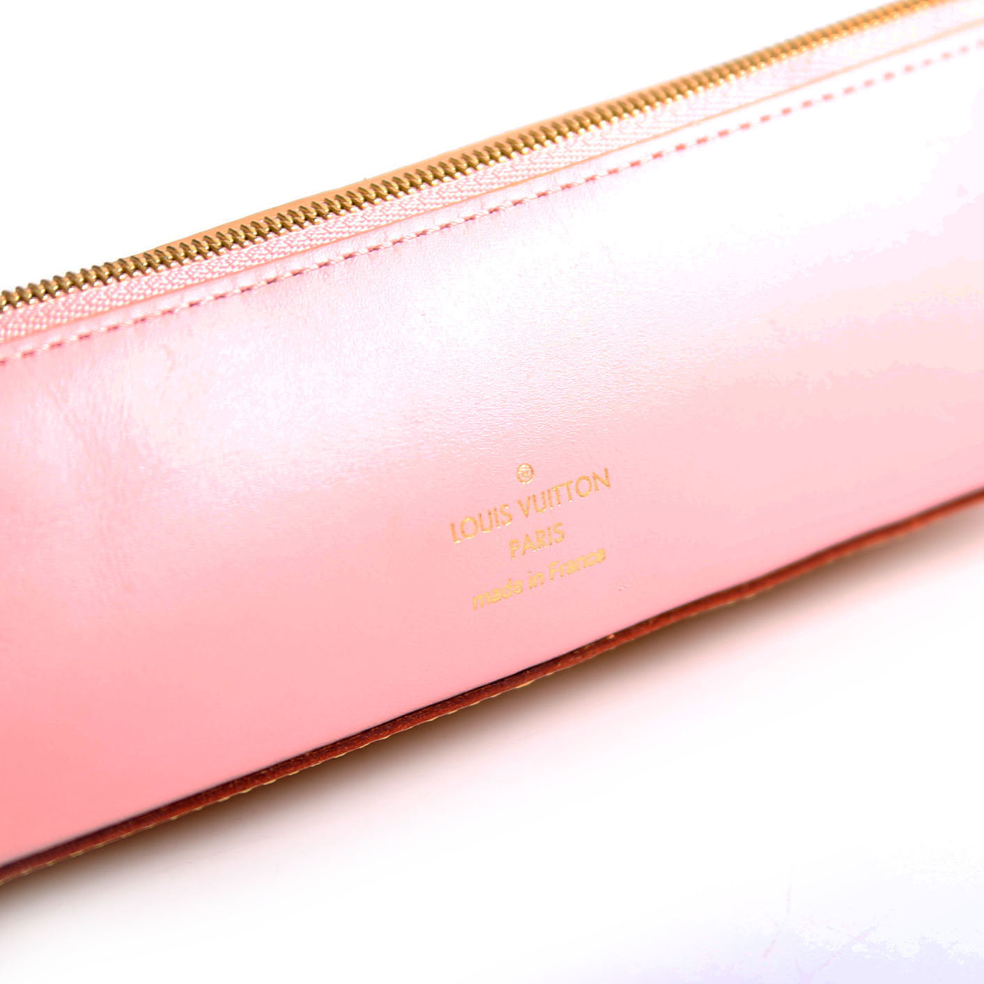 Pencil Pouch Elisabeth Damier Azur Pink