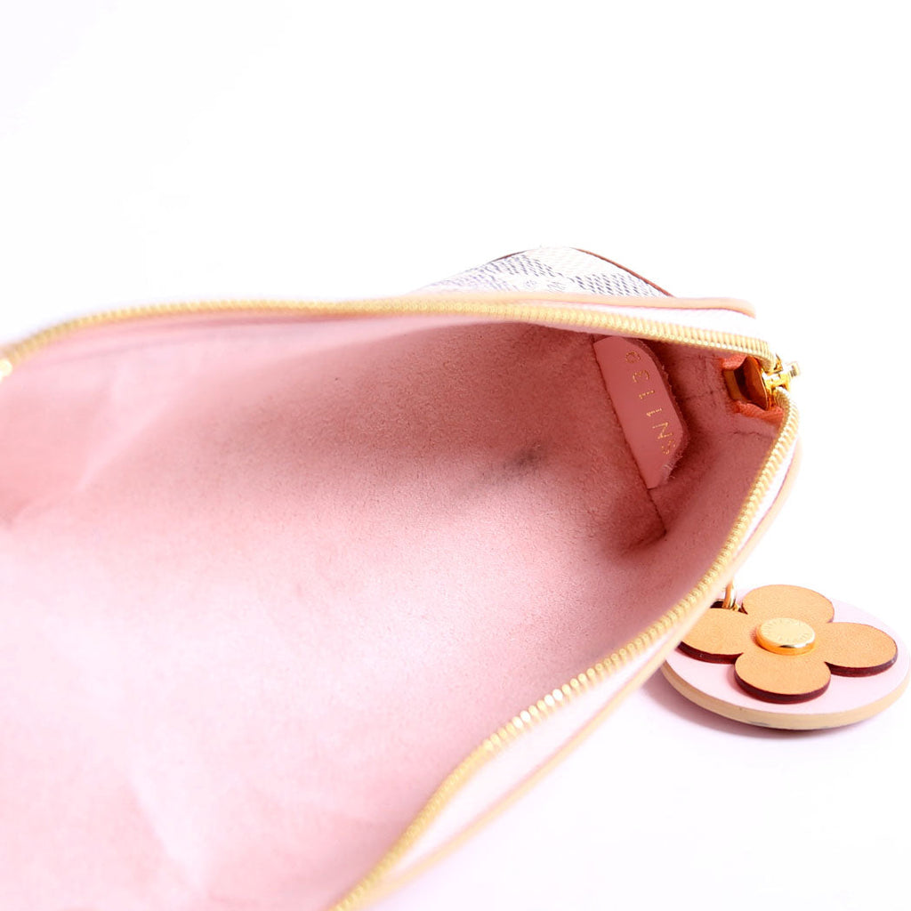 Pencil Pouch Elisabeth Damier Azur Pink
