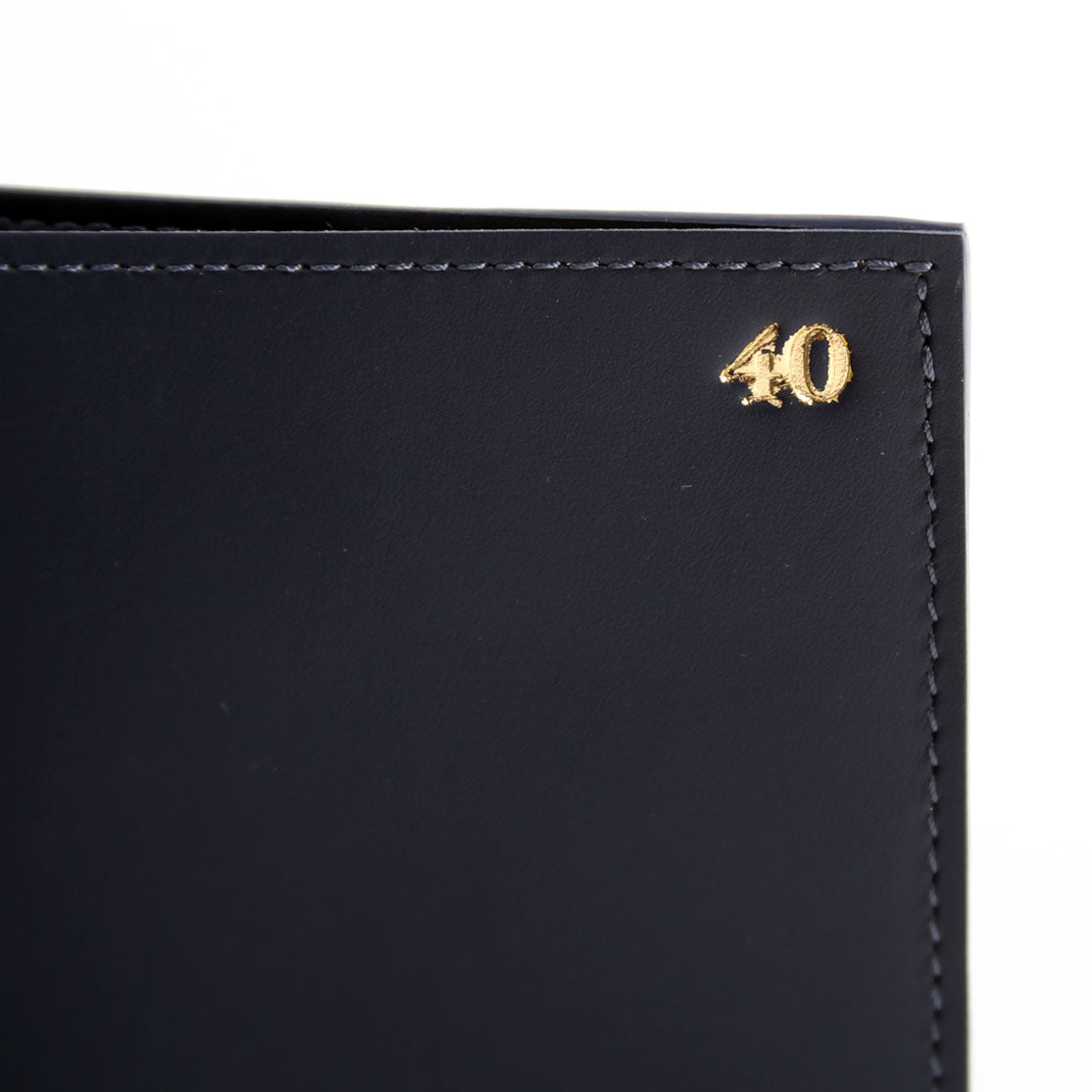 Passport Cover Monogram Shadow Embossed Calfskin Navy