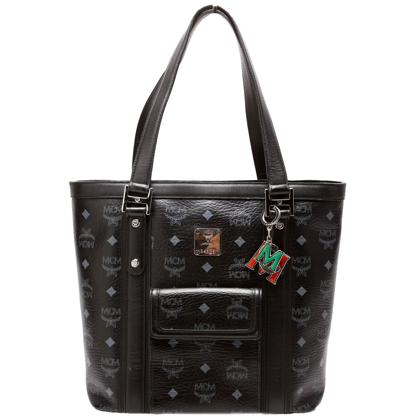 Visetos Front Pocket Tote Black