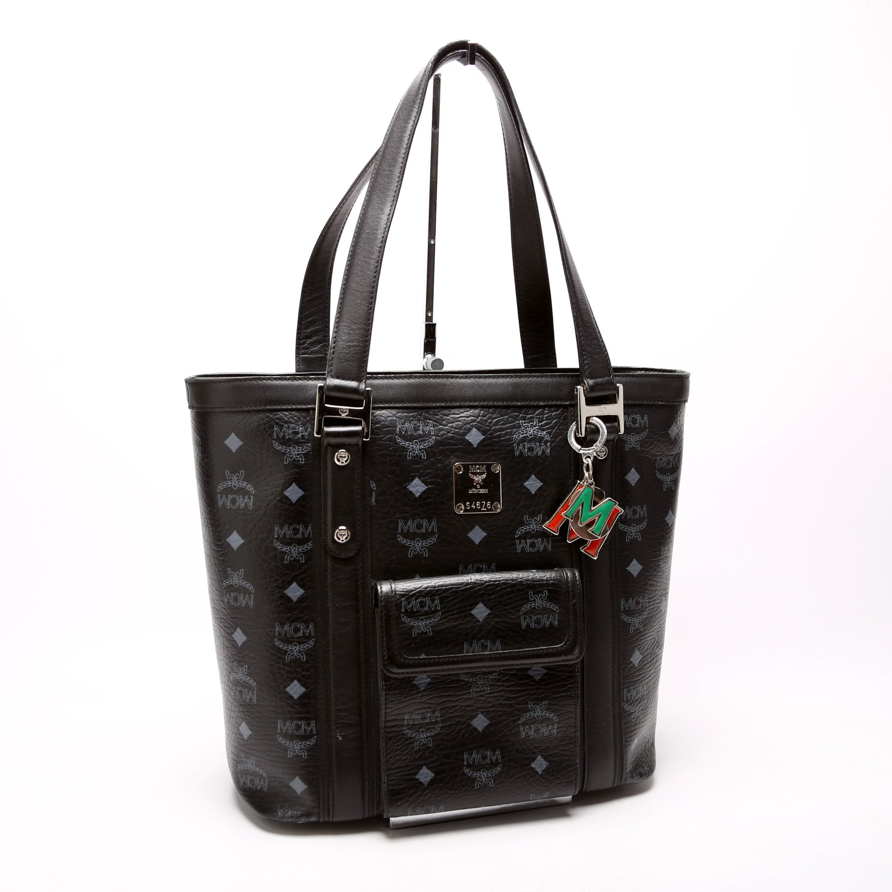 Visetos Front Pocket Tote Black
