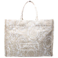 Athena Extra Large Tote Jacquard Barocco Cream