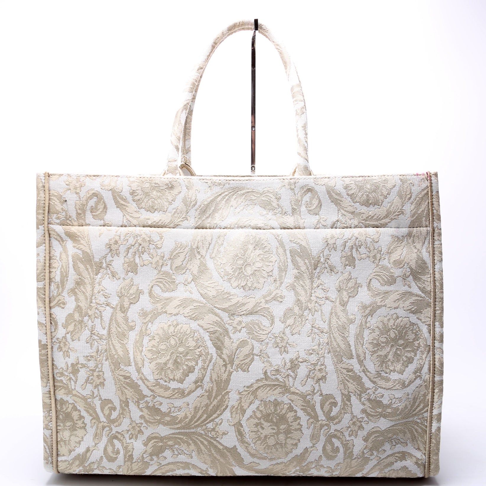 Athena Extra Large Tote Jacquard Barocco Cream
