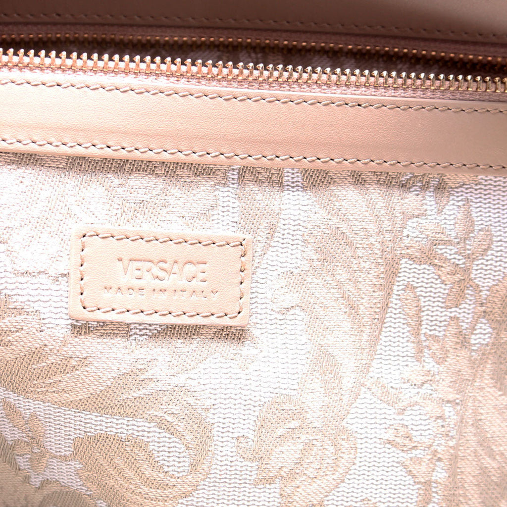Athena Extra Large Tote Jacquard Barocco Cream