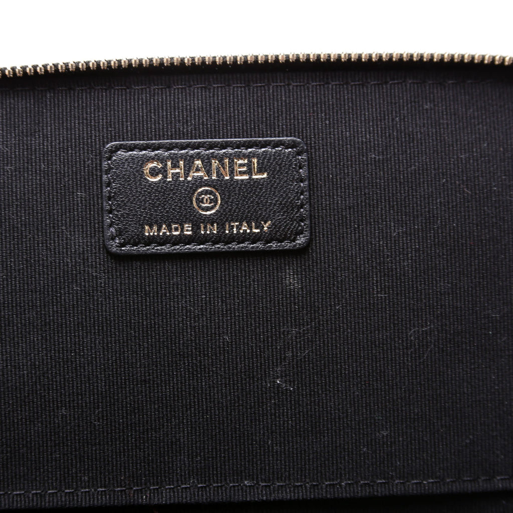 Vanity Case Top Handle Small Lambskin 31M Black