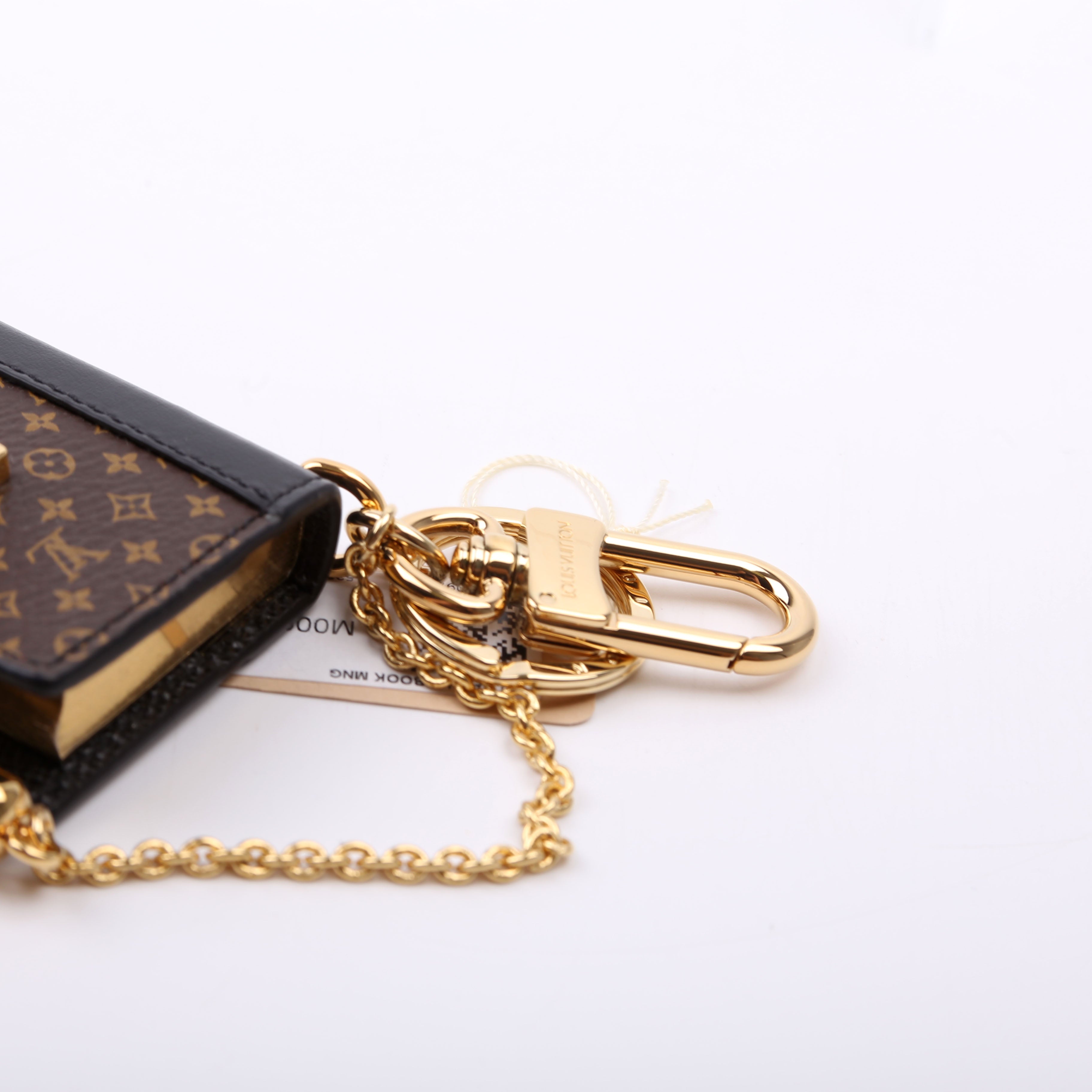 Bijoux Sac Book Bag Charm Monogram