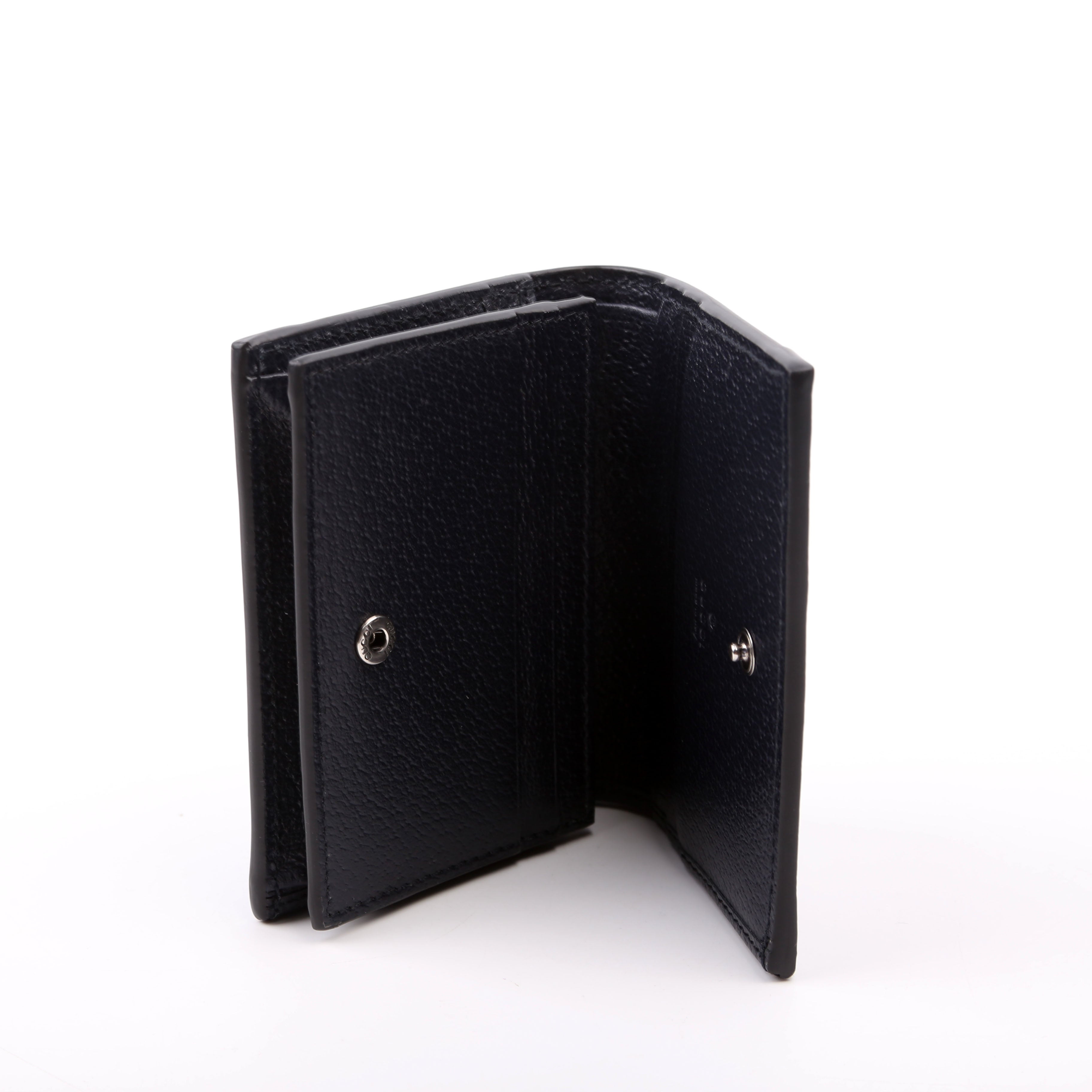 Ophidia GG Card Case Wallet Blue