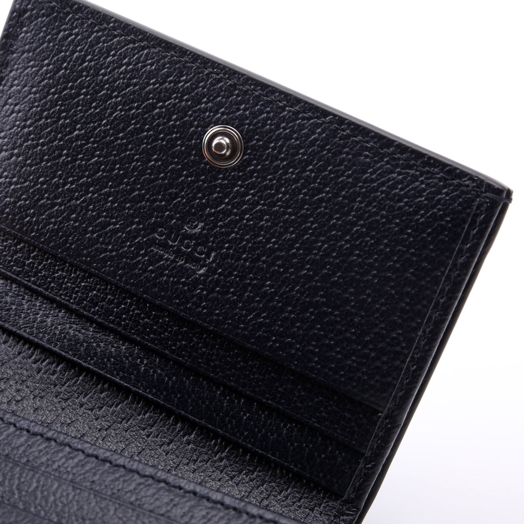 Ophidia GG Card Case Wallet Blue