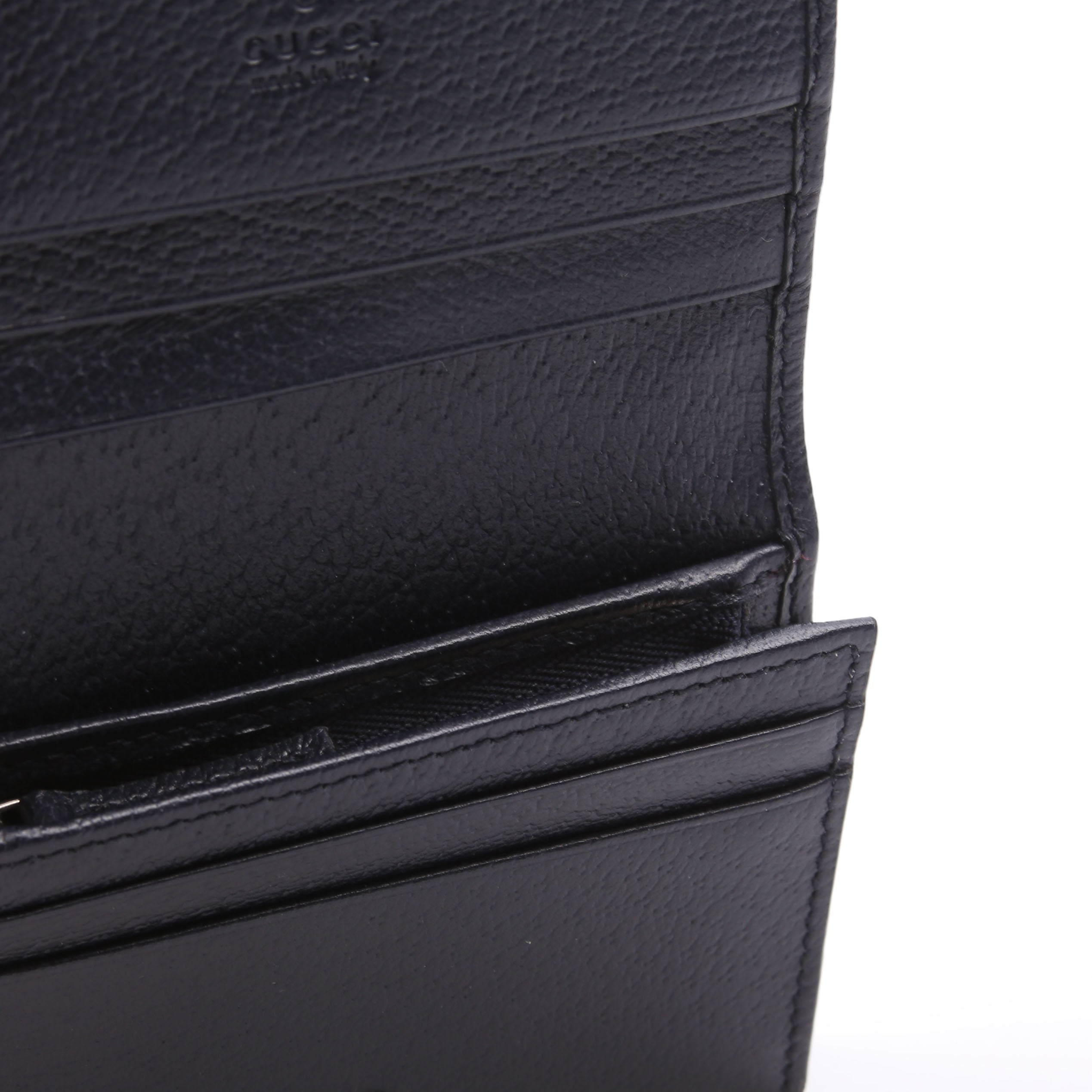 Ophidia GG Card Case Wallet Blue