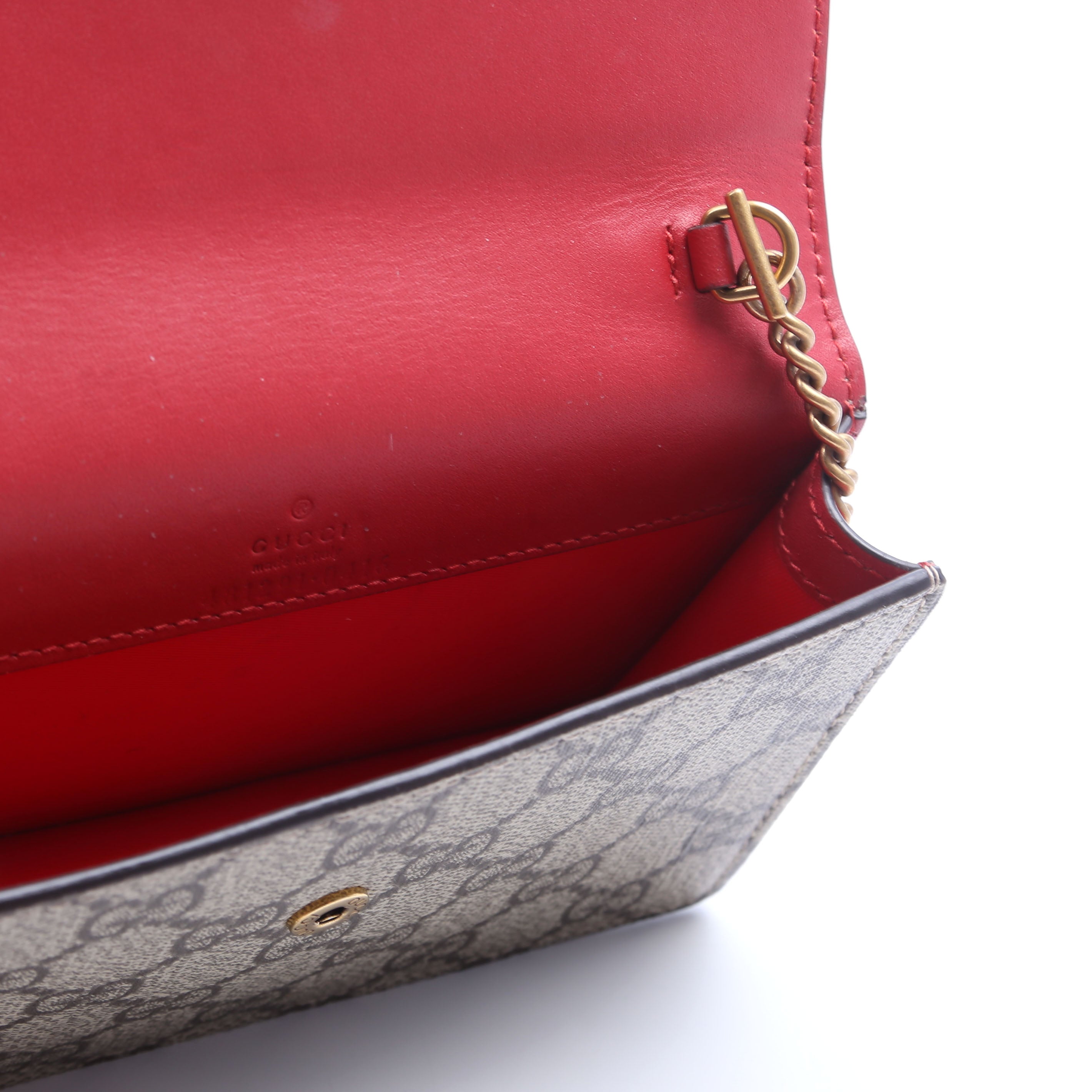 481291 GG Supreme Cherries Mini Bag Red