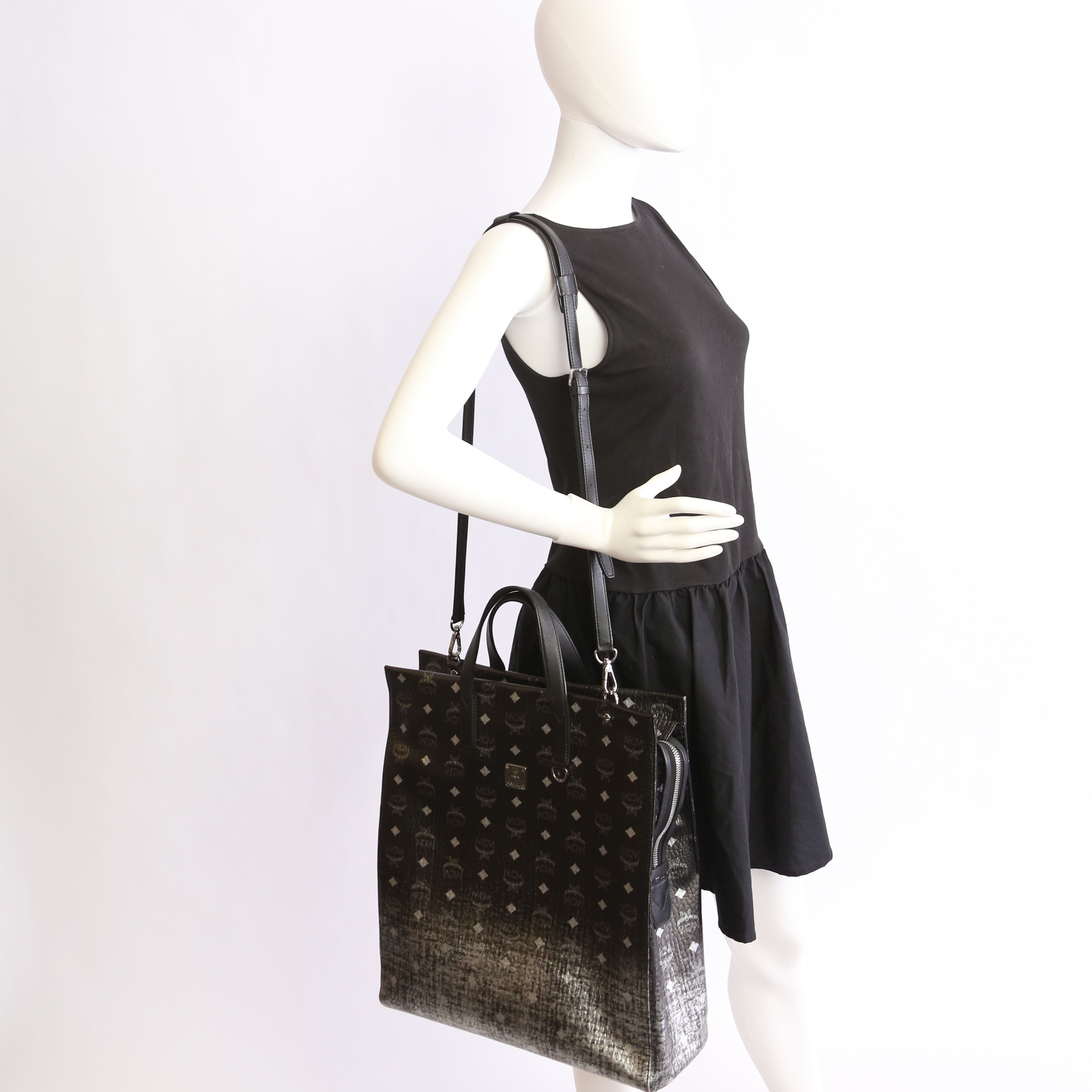 Visetos Glam Gradient Tote Black