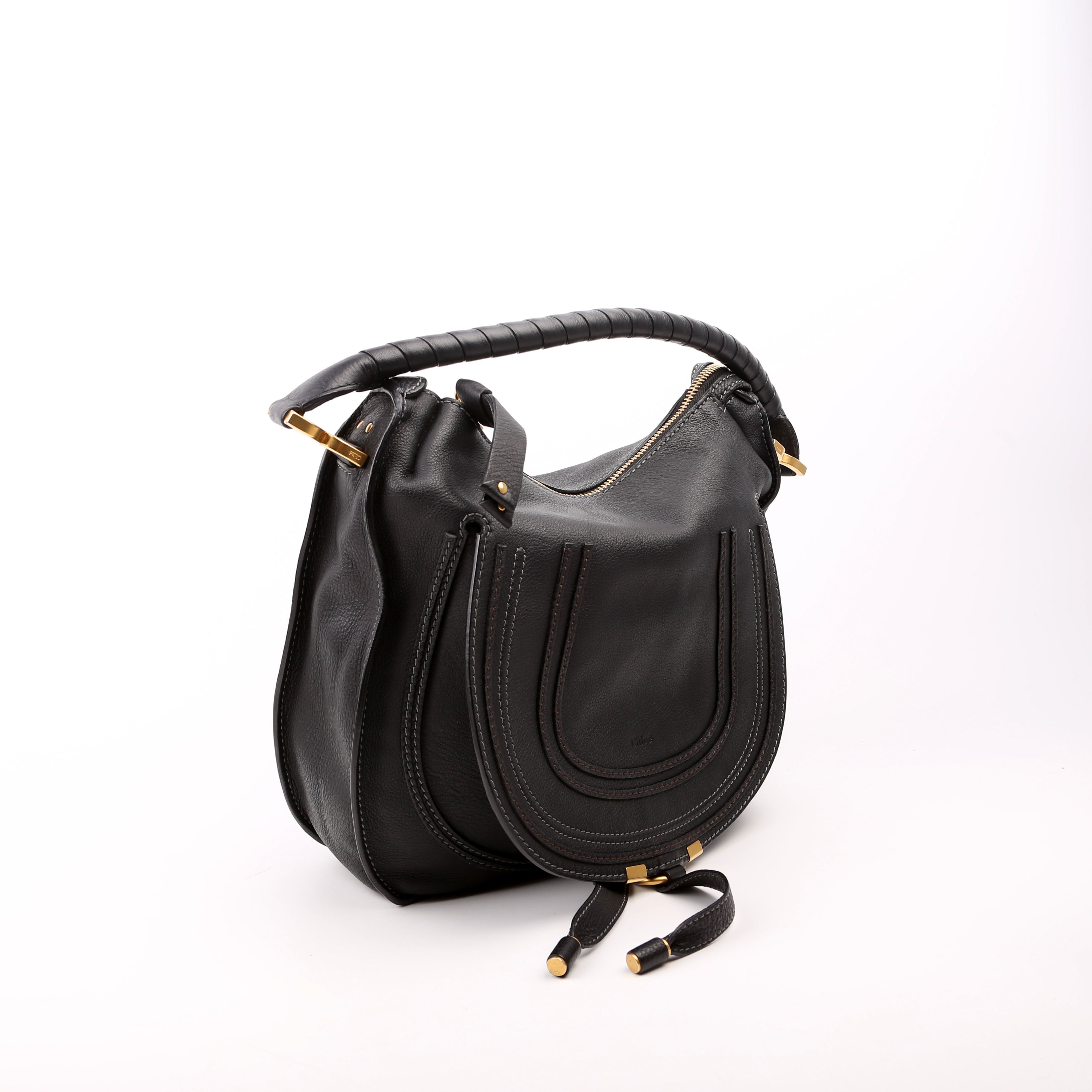 Marcie Hobo Large Black