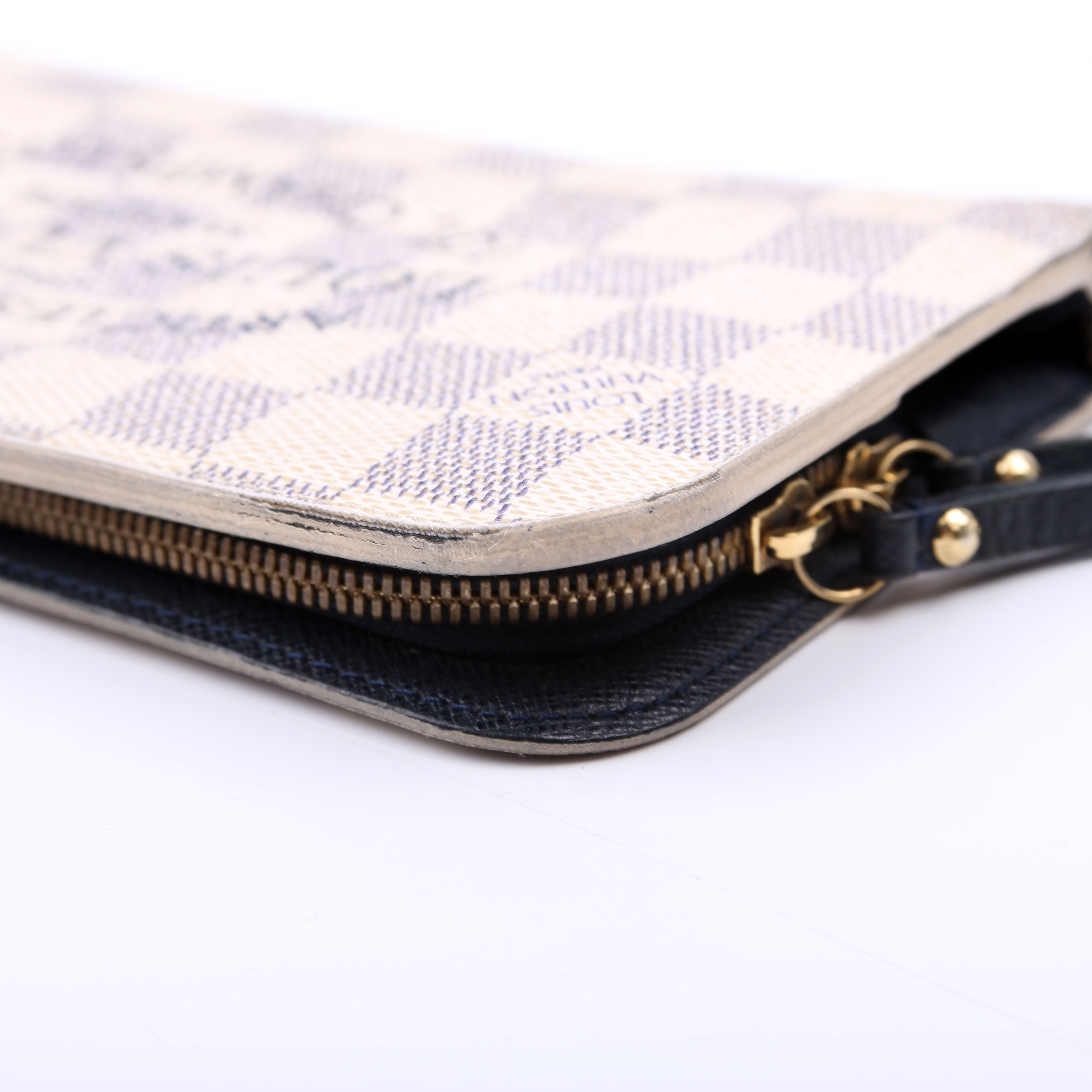 Insolite Wallet Articles De Voyage Damier Azur