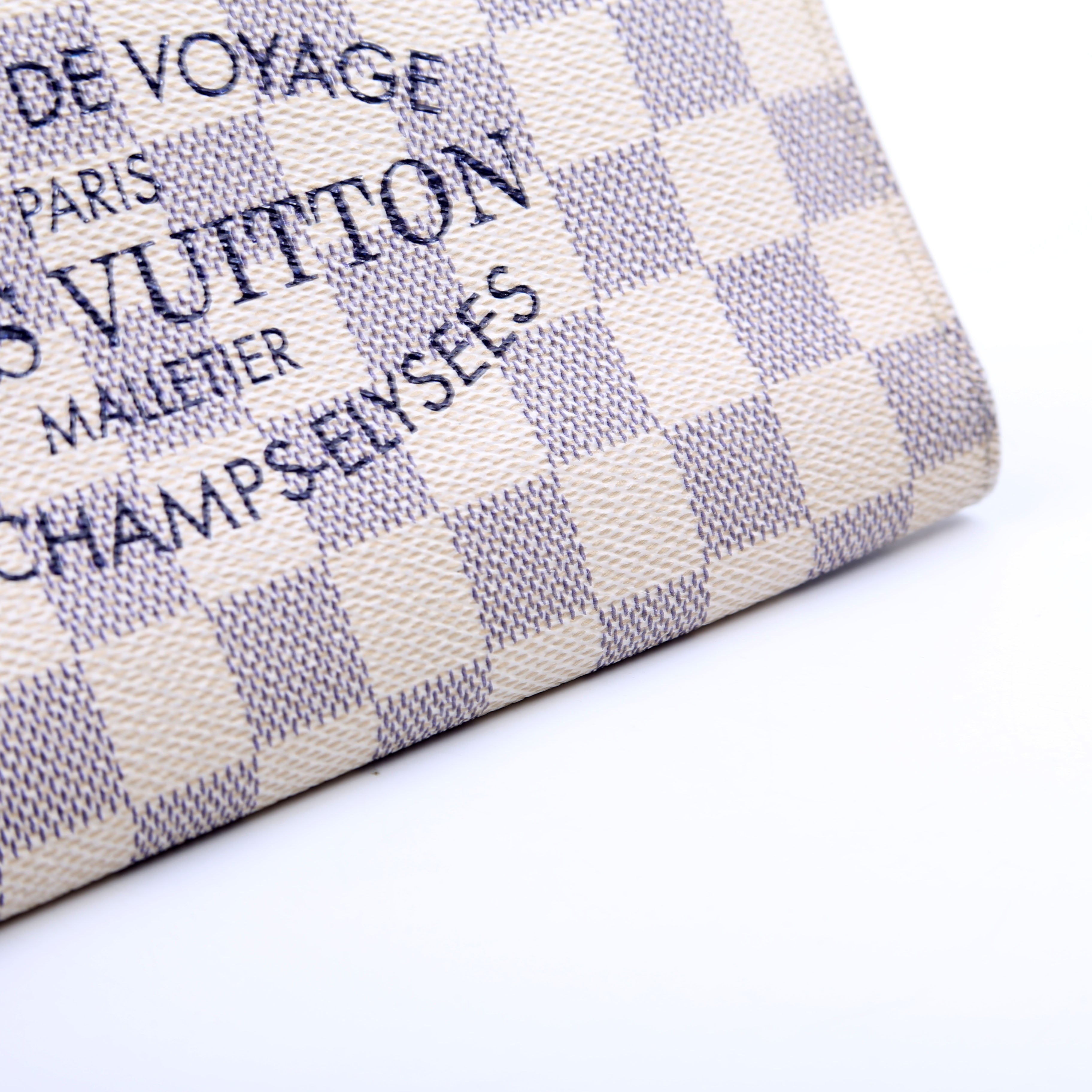 Insolite Wallet Articles De Voyage Damier Azur