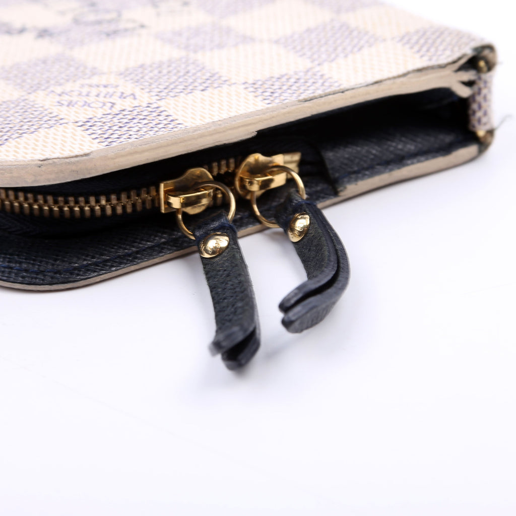 Insolite Wallet Articles De Voyage Damier Azur