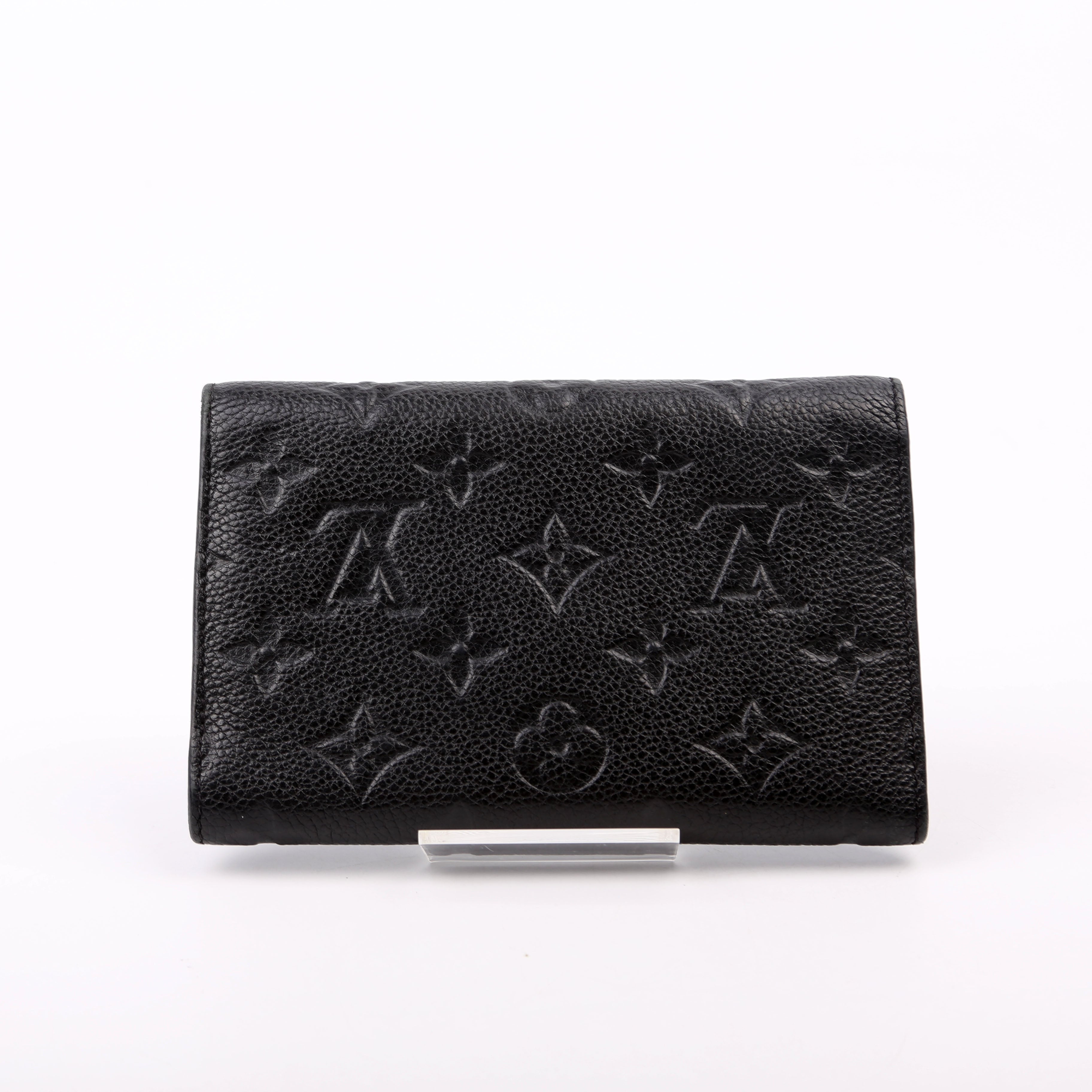Compact Curieuse Wallet Empreinte Black