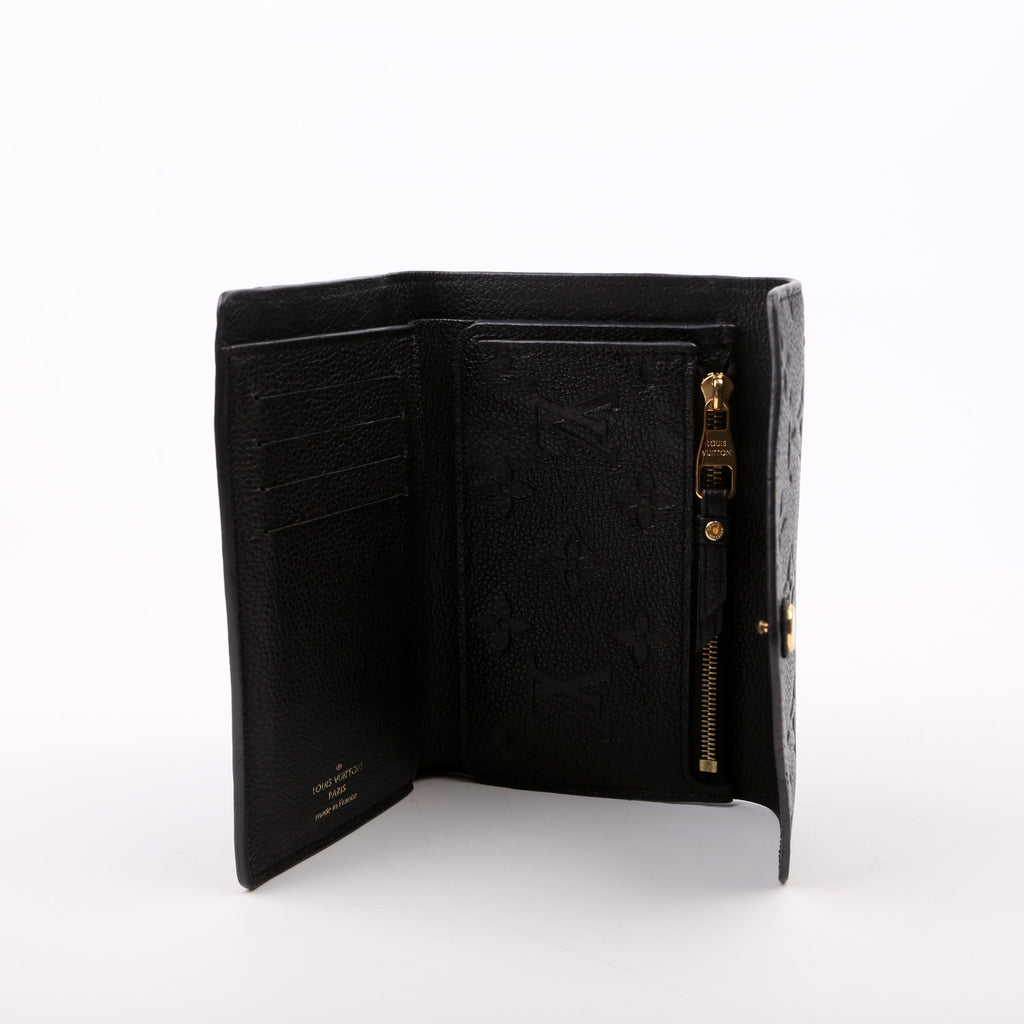 Compact Curieuse Wallet Empreinte Black