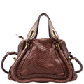 Paraty Satchel Python Small Taupe