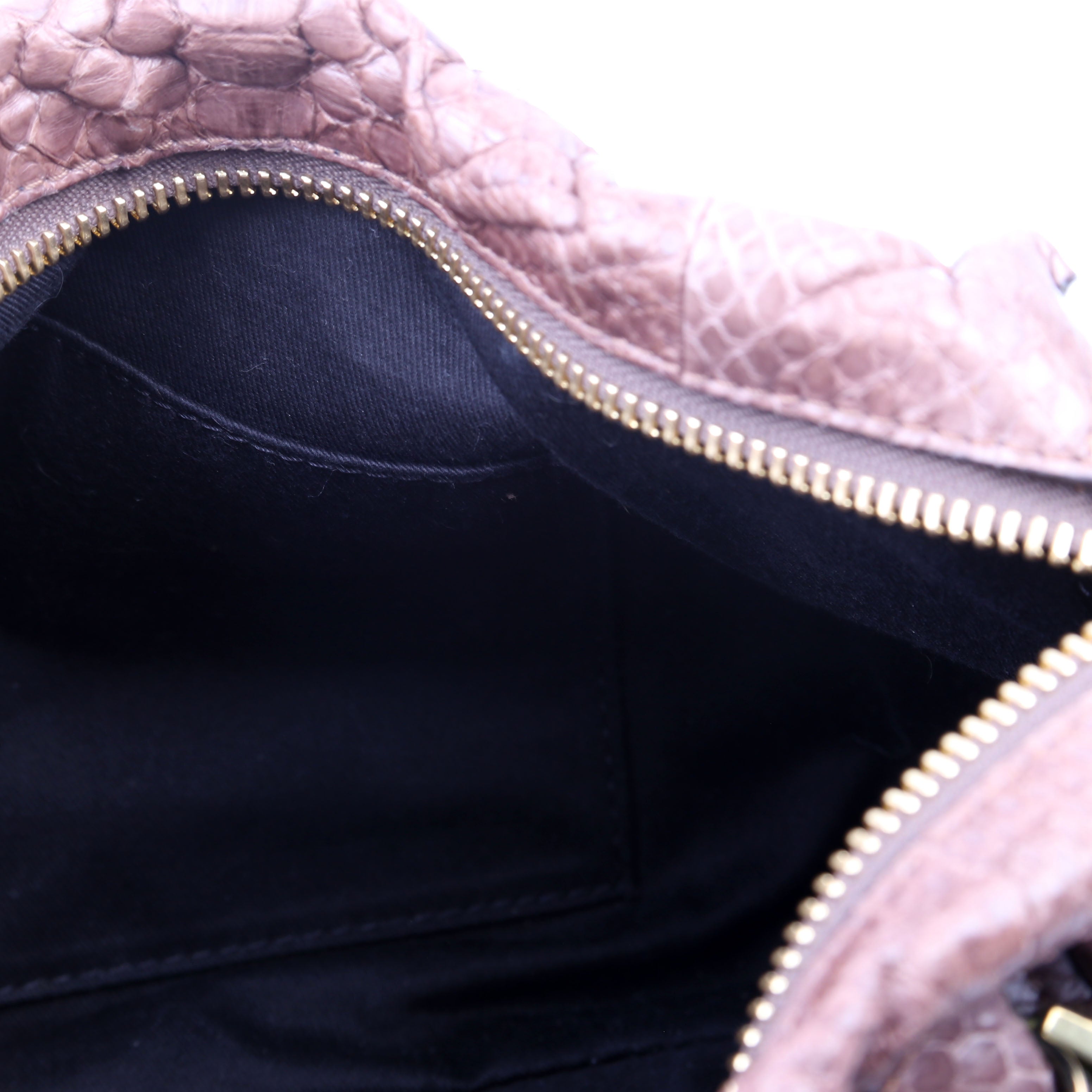 Paraty Satchel Python Small Taupe