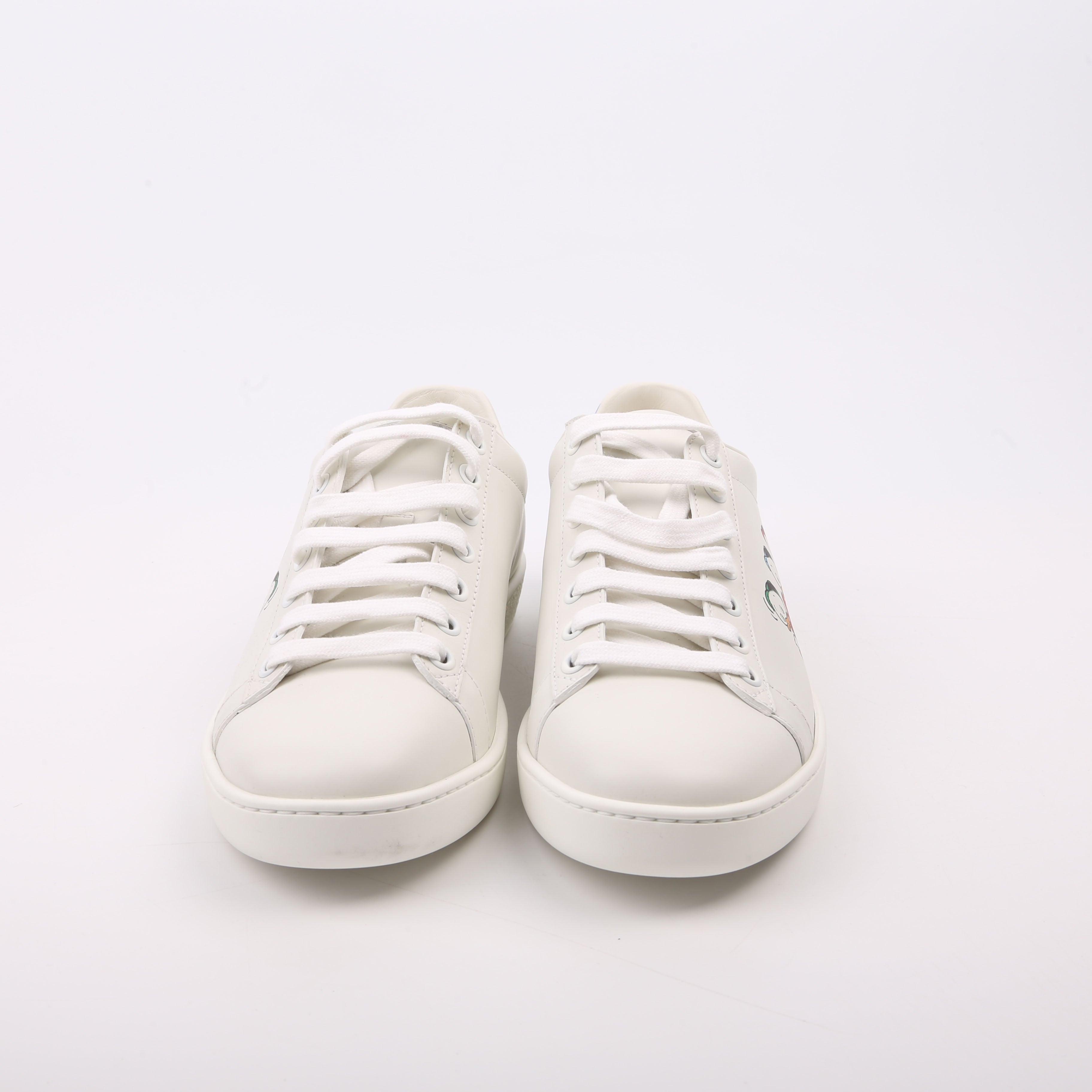 Gucci Ace Web Disney Sneakers Size 36.5 White/Blue