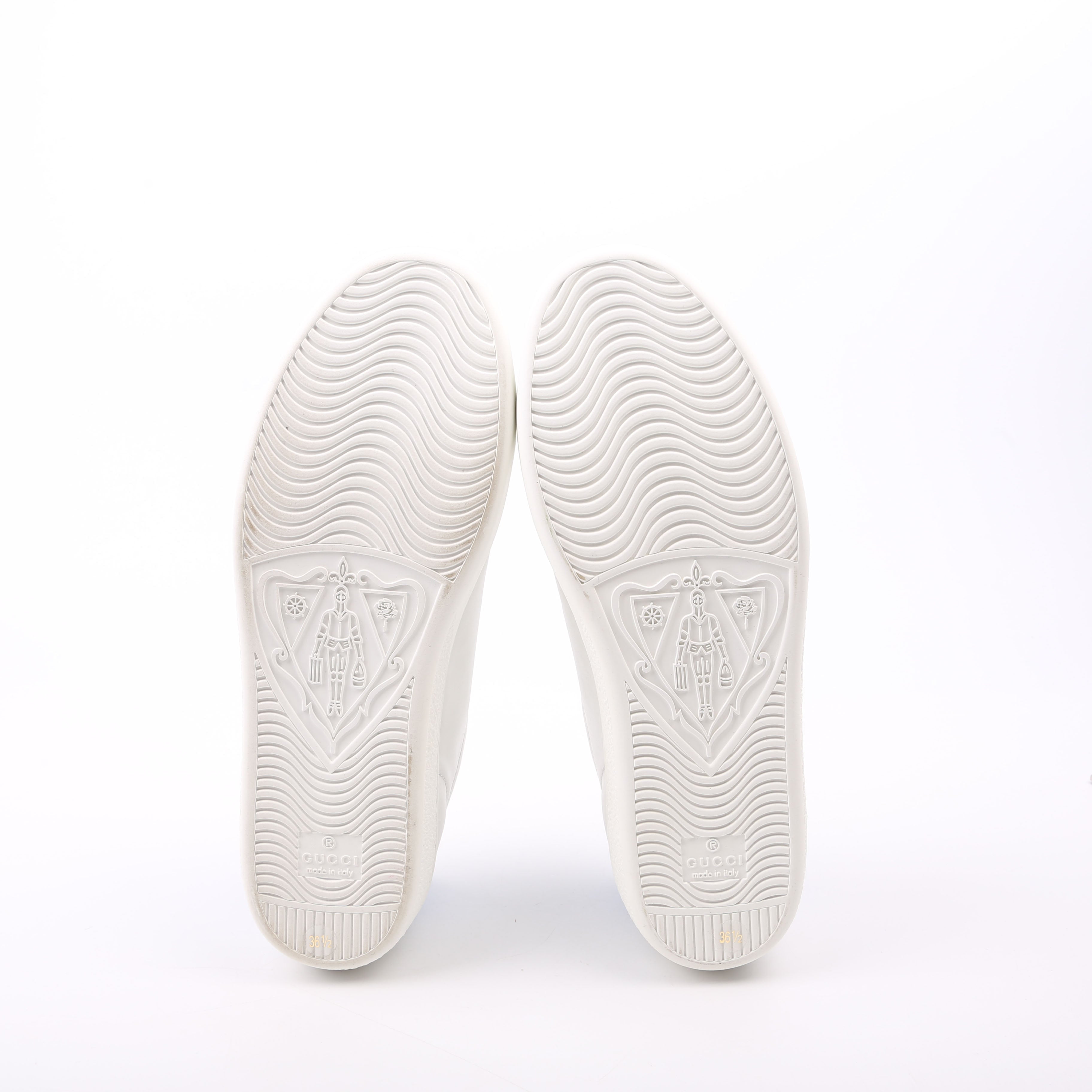 Gucci Ace Web Disney Sneakers Size 36.5 White/Blue