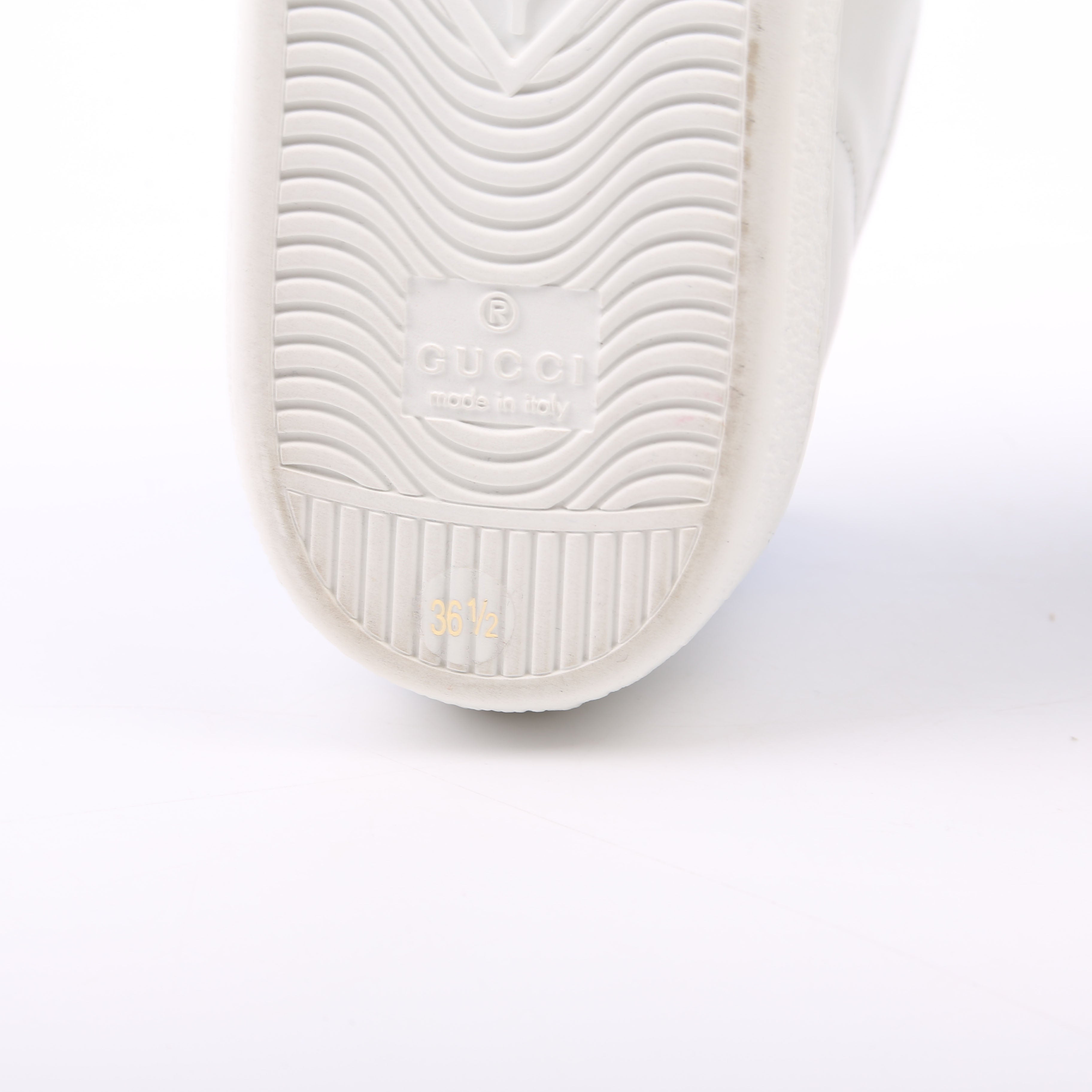 Gucci Ace Web Disney Sneakers Size 36.5 White/Blue