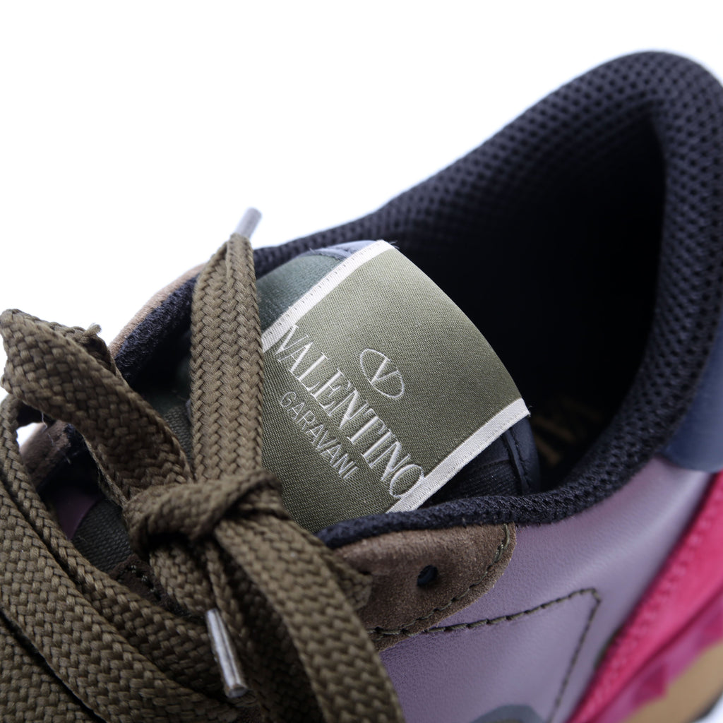 Rockstud Camo Sneakers Size 39 Green/Pink