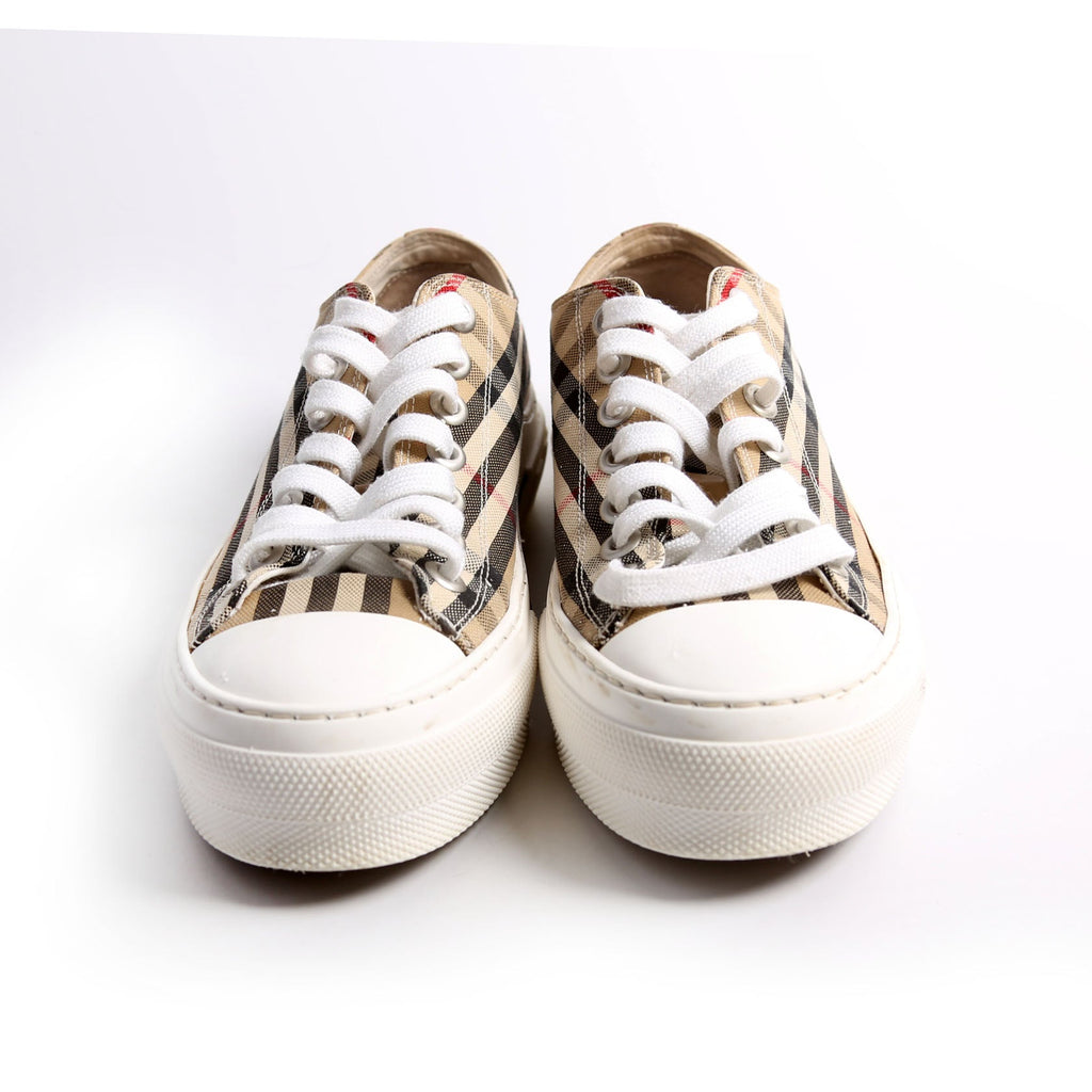 Vintage Check Jack Logo Sneakers Size 38.5