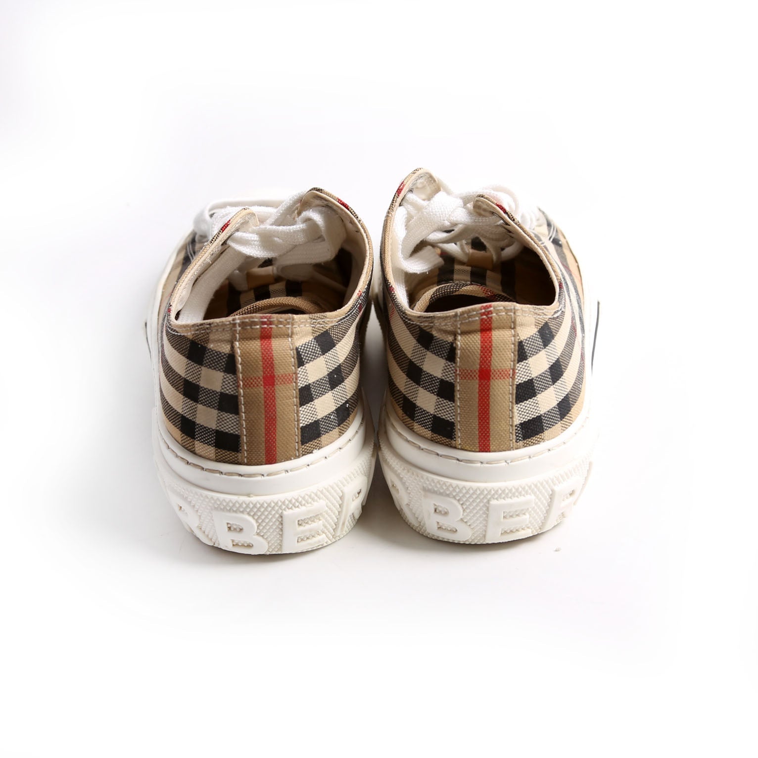 Vintage Check Jack Logo Sneakers Size 38.5