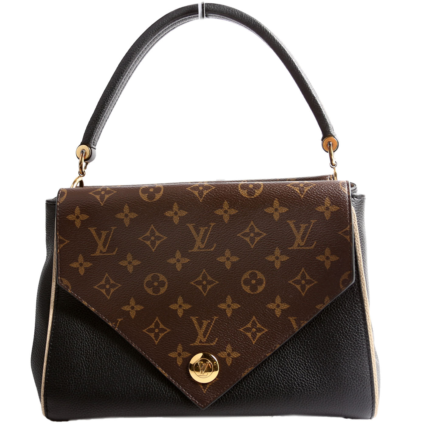 Double V Leather Black