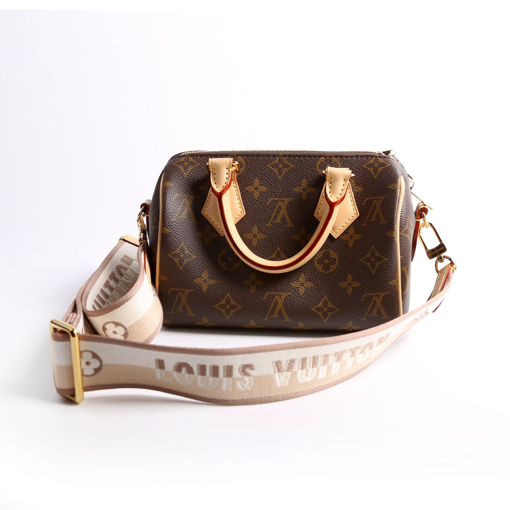 Speedy 20 Bandouliere Monogram Beige