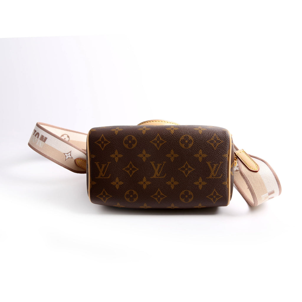 Speedy 20 Bandouliere Monogram Beige