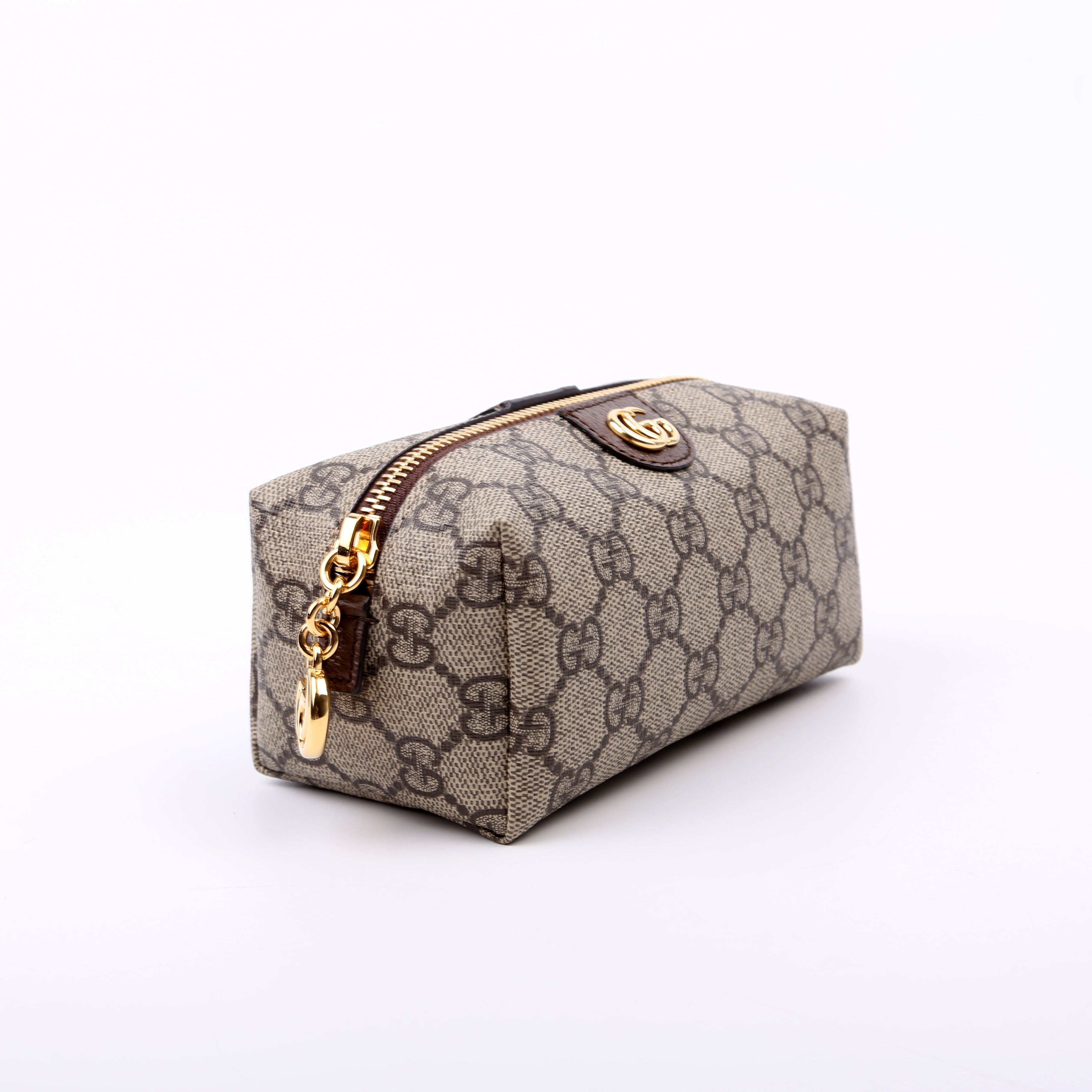 548394 Soft GG Supreme Ophidia Small Cosmetic Case Green