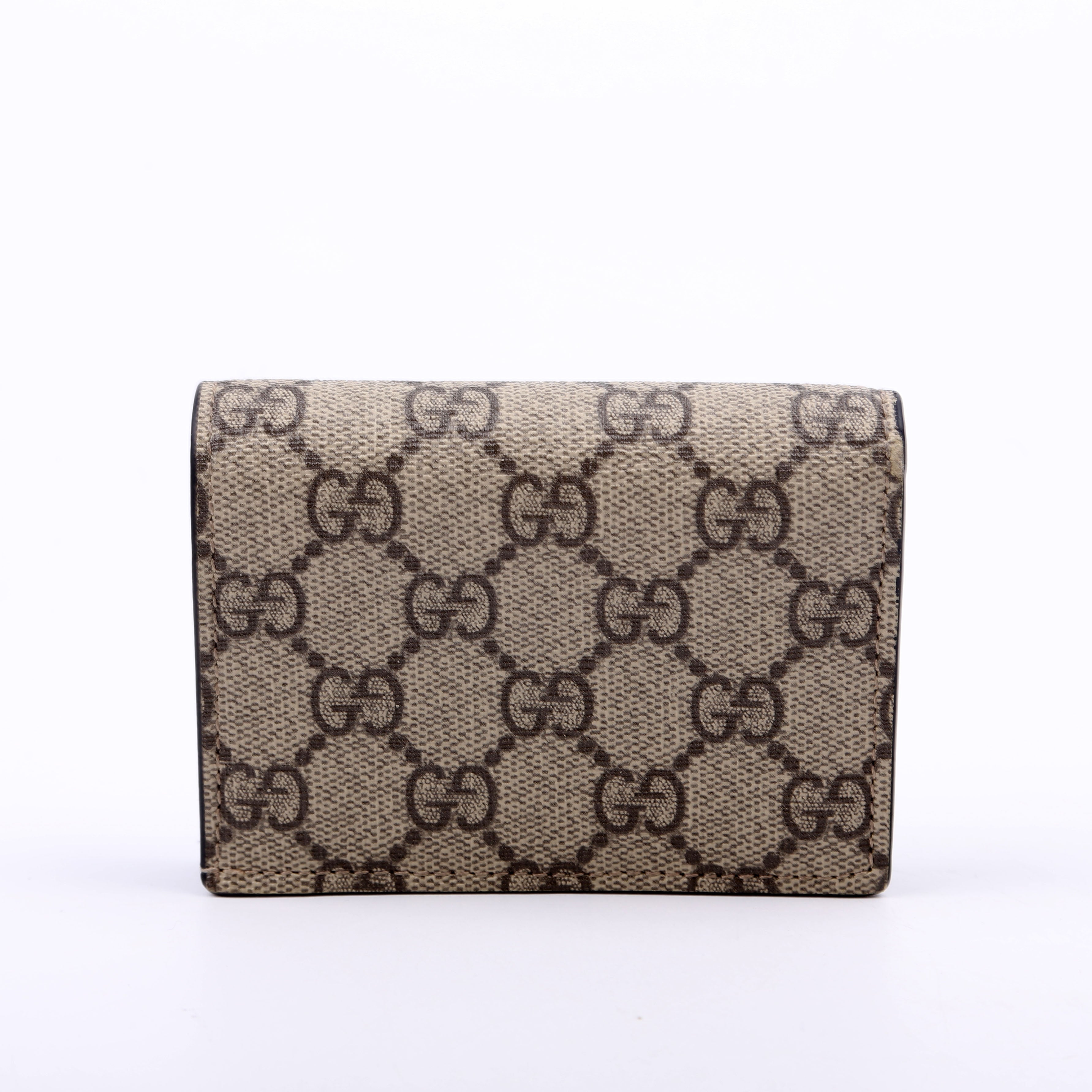 658610 GG Supreme Marmont Card Case Black