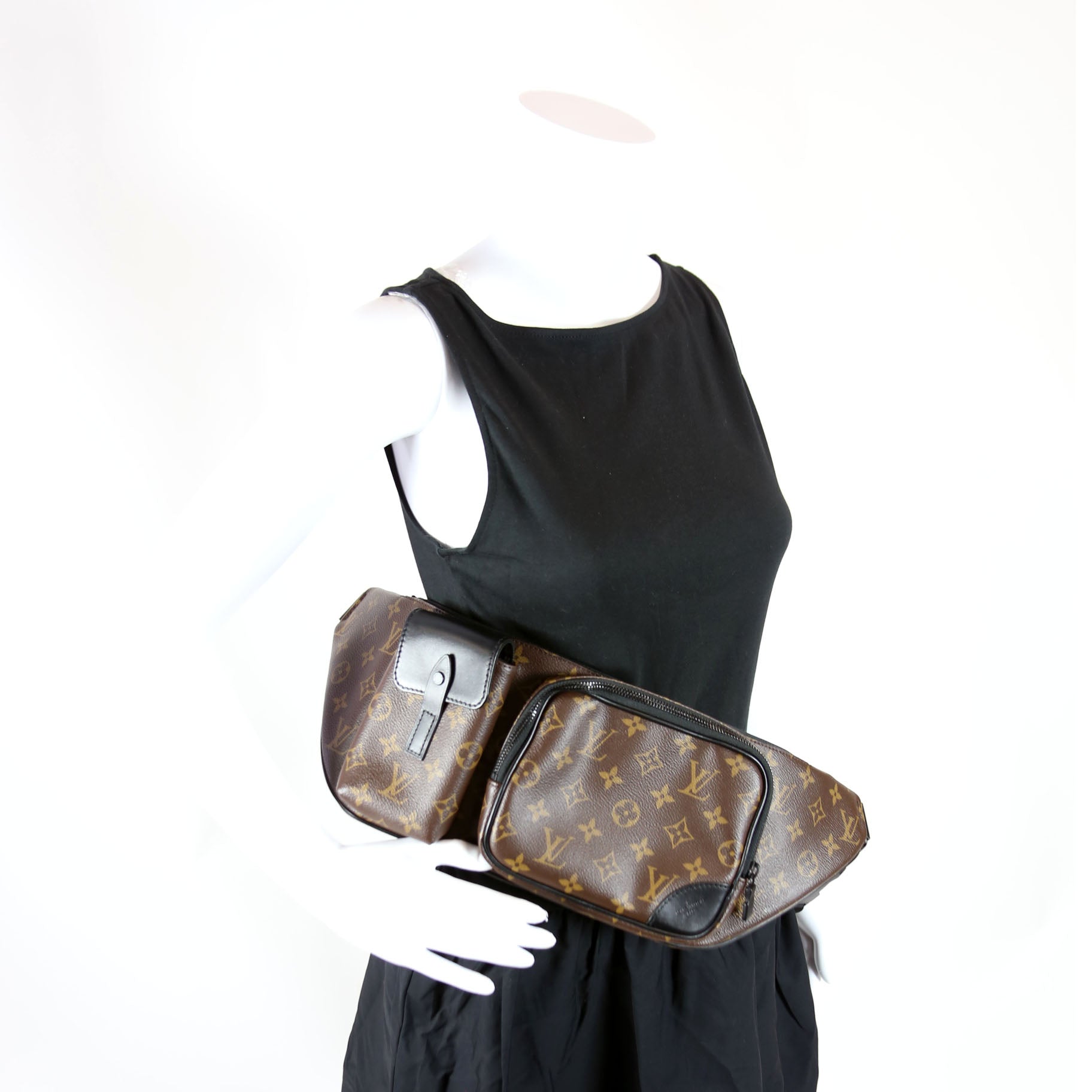 Christopher Bumbag Monogram Macassar Black
