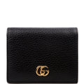 456126 GG Marmont Card Case Beige