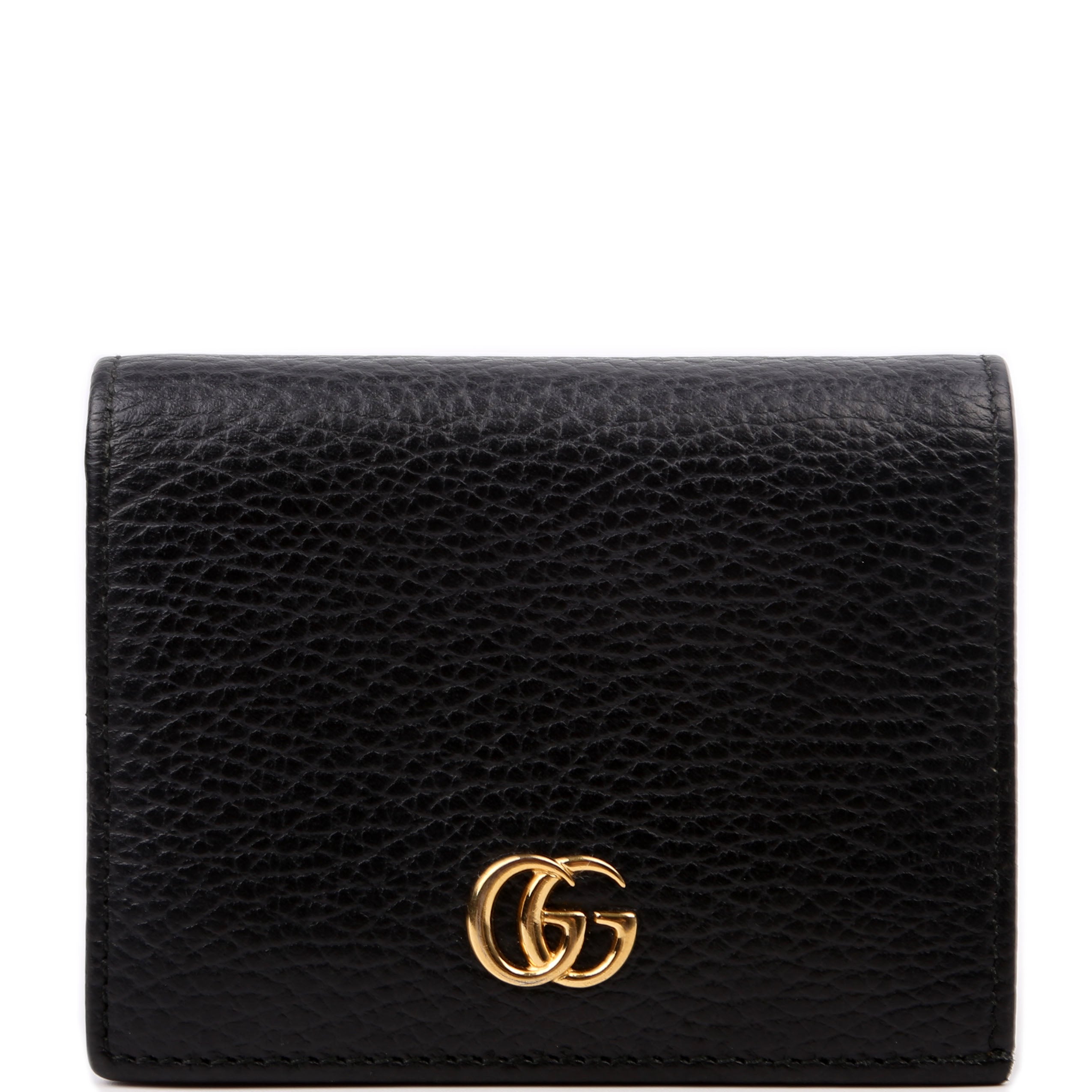 456126 GG Marmont Card Case Beige