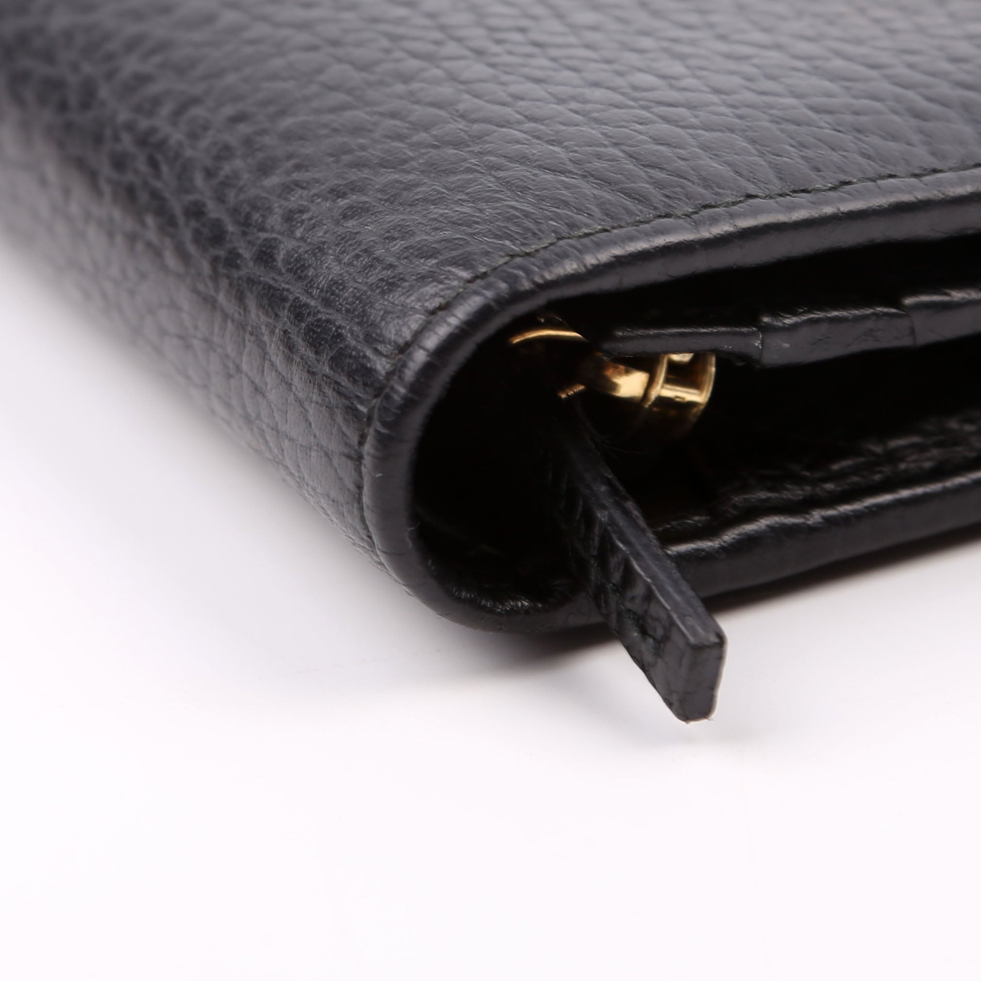 456126 GG Marmont Card Case Beige