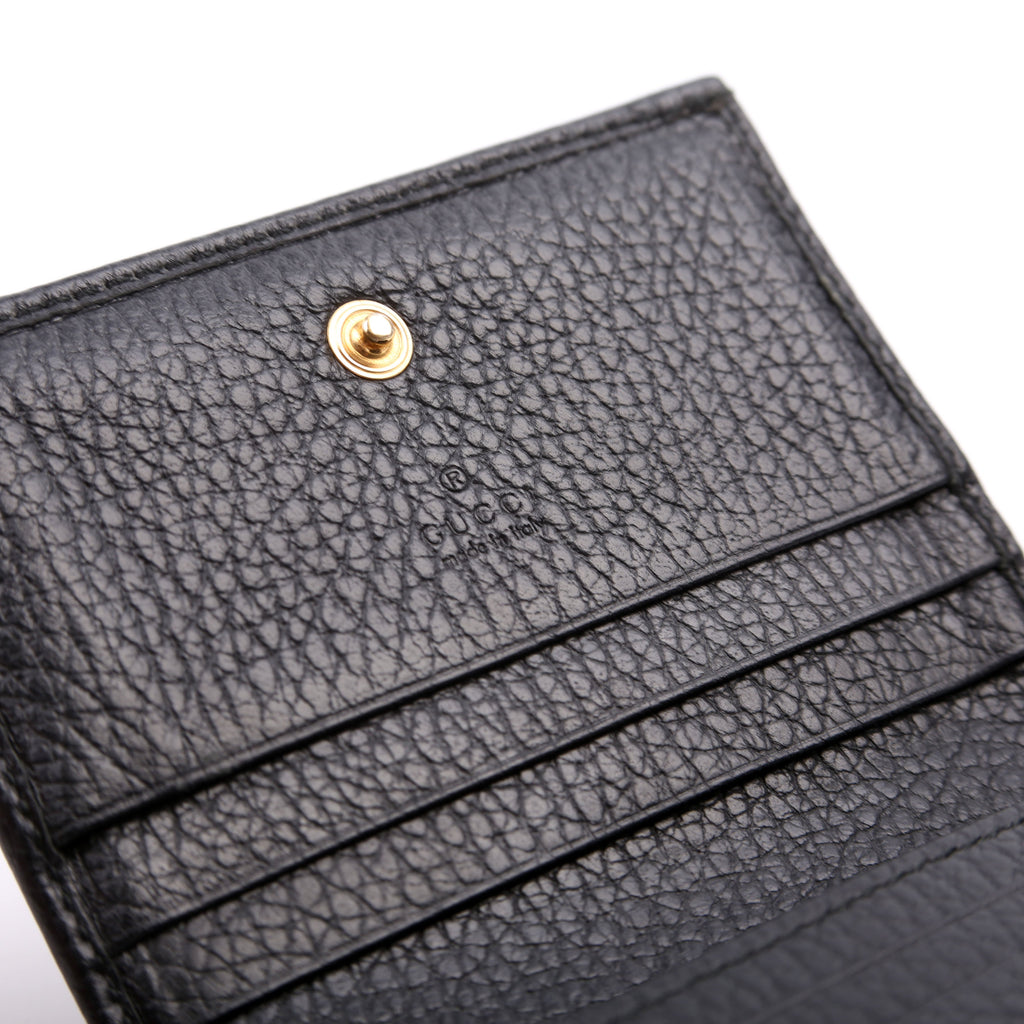 456126 GG Marmont Card Case Beige