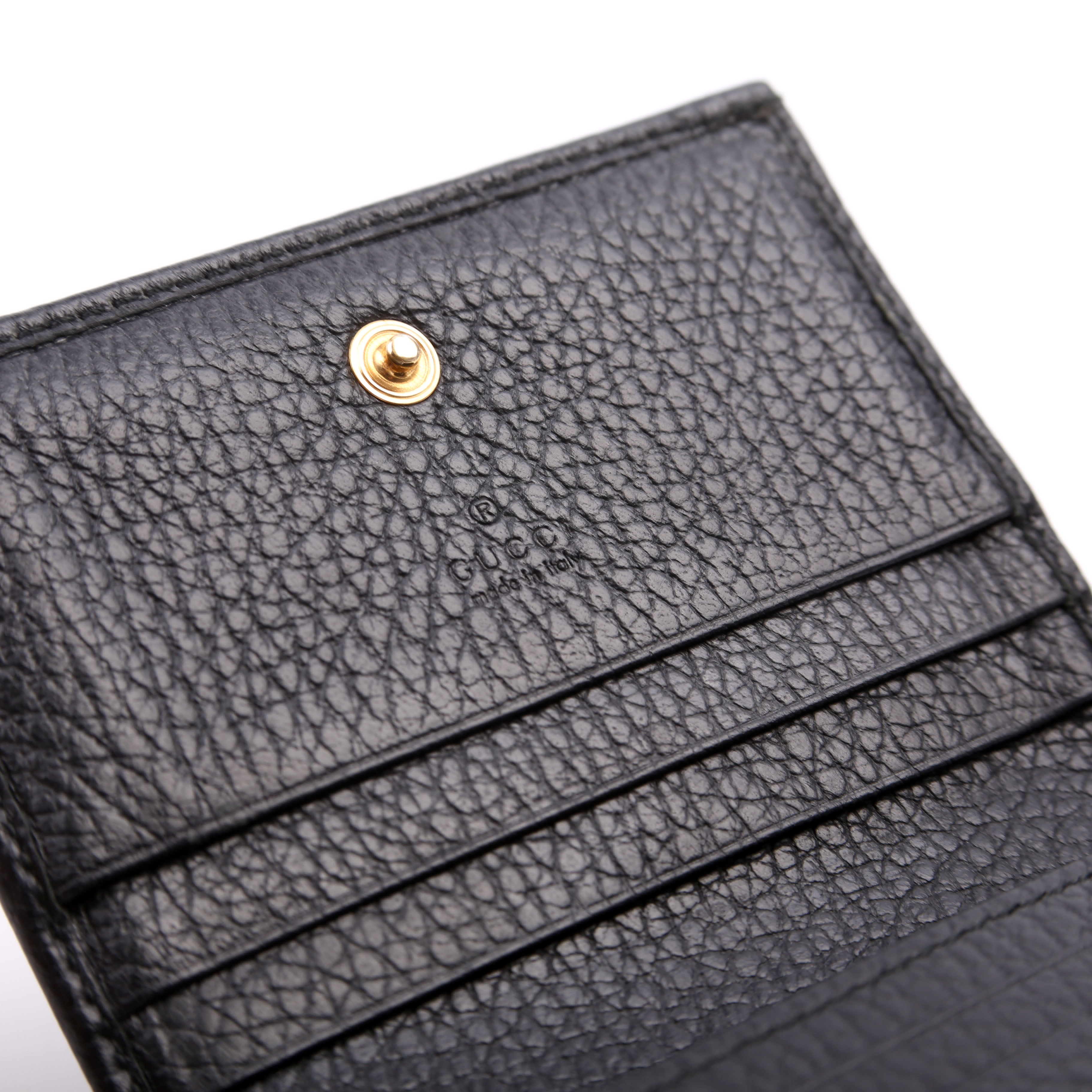 456126 GG Marmont Card Case Beige