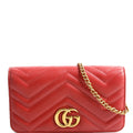 488426 GG Marmont Mini Bag Red
