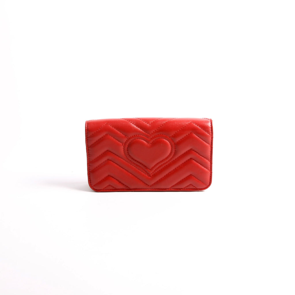 488426 GG Marmont Mini Bag Red