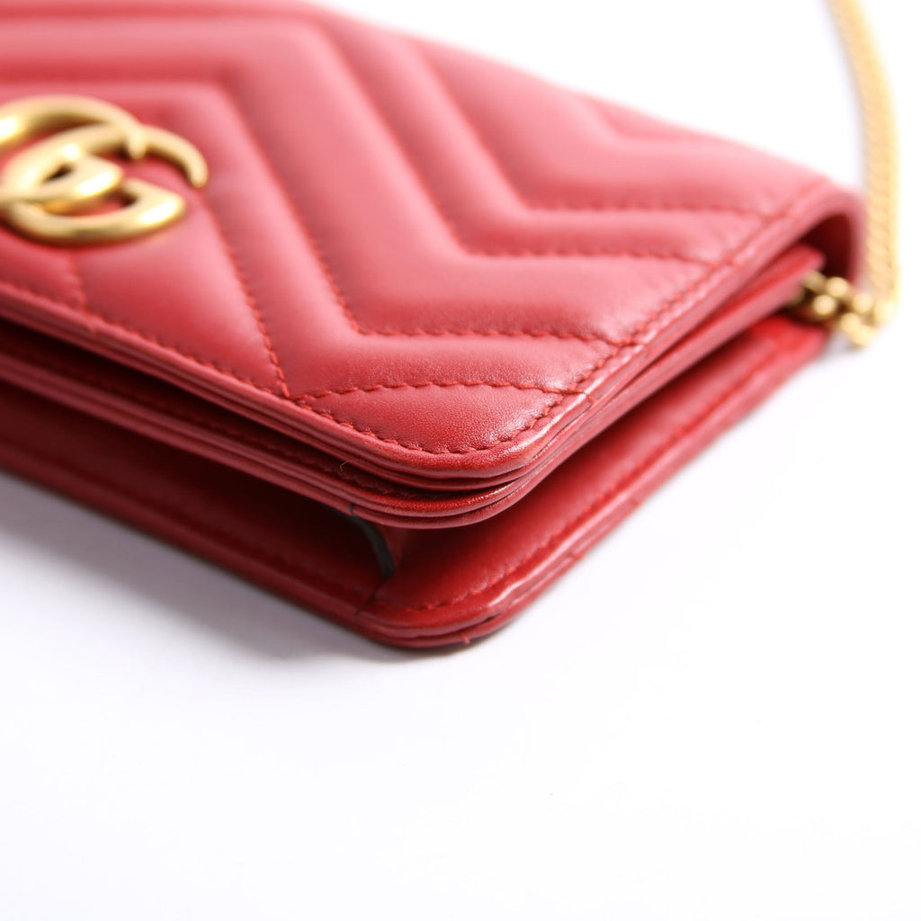 488426 GG Marmont Mini Bag Red