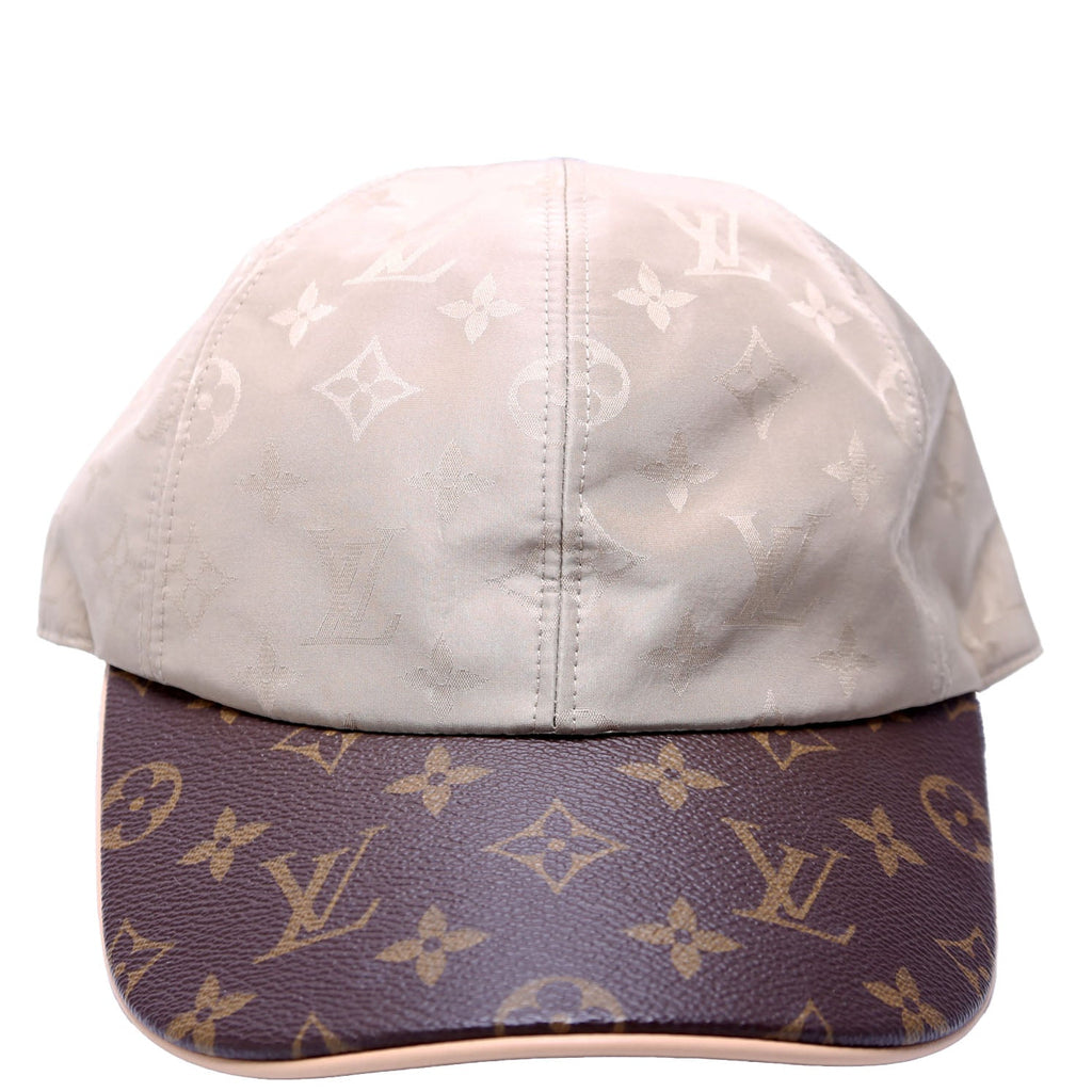 LV Get Ready Cap Nylon/Monogram Hat Size Medium Brown/Tan