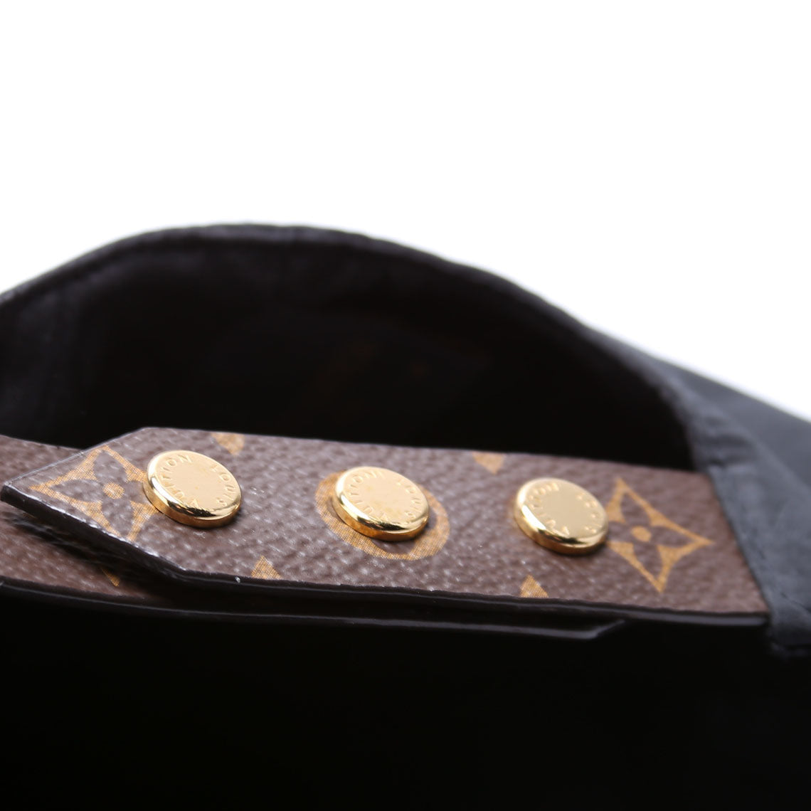 LV Get Ready Cap Nylon/Monogram Hat Size Medium Brown/Black