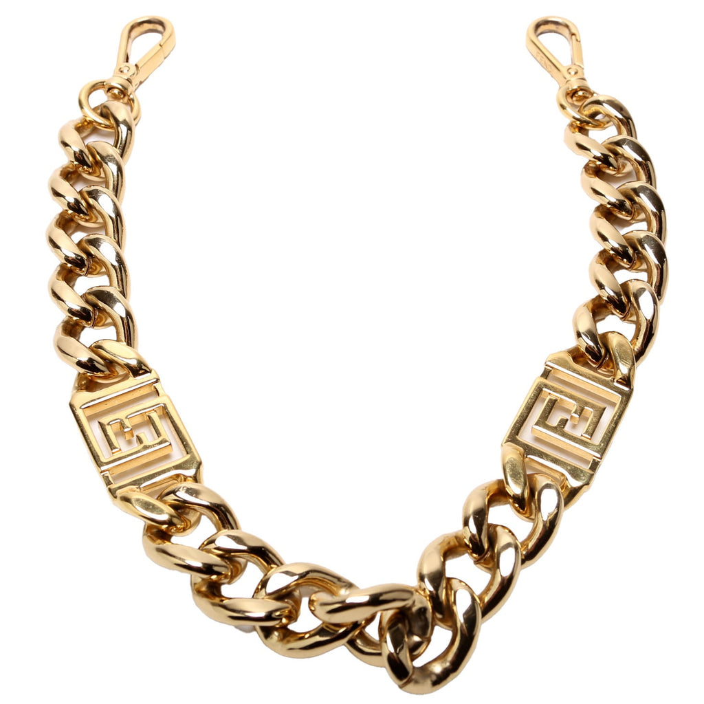 Fendace Chain Link Strap Gold