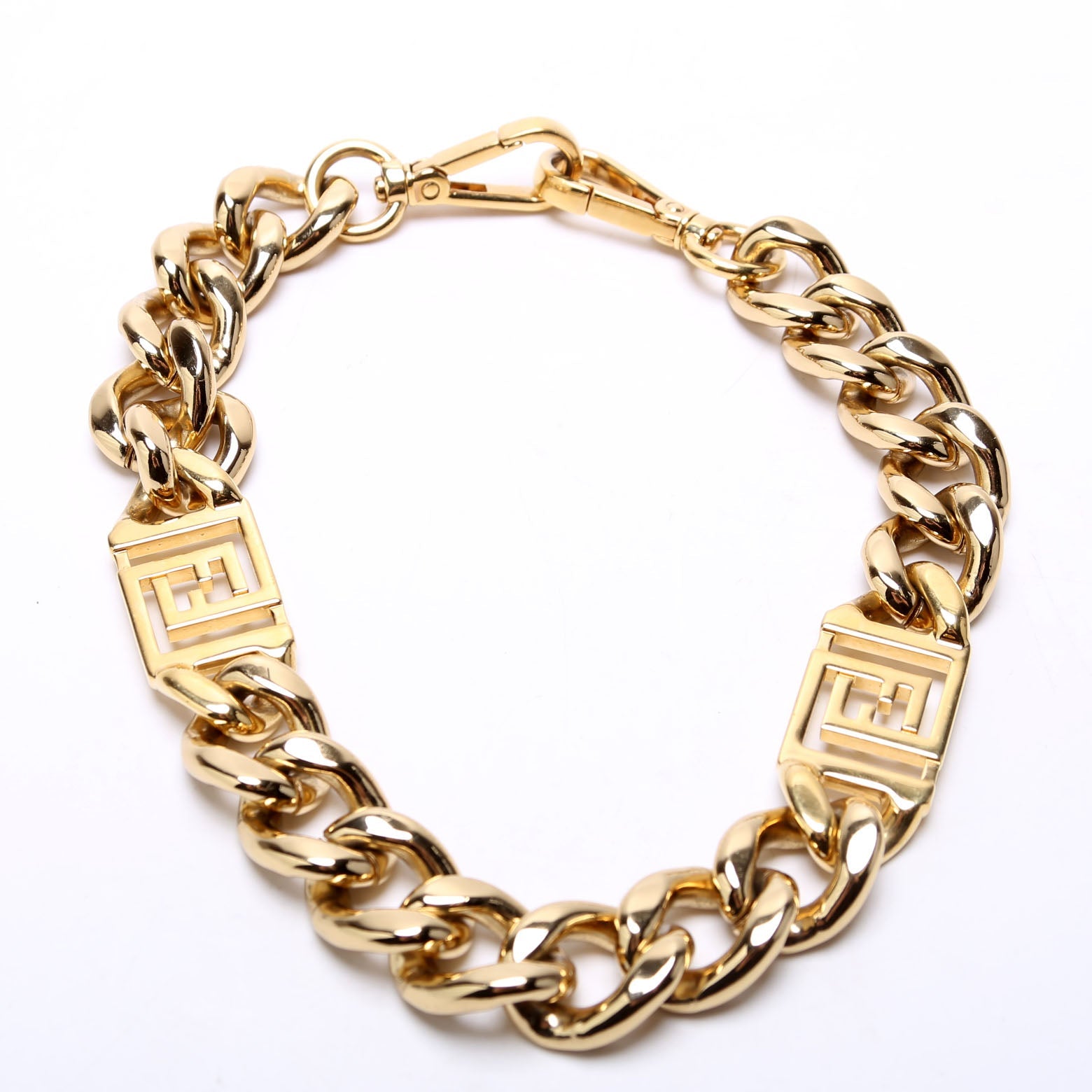Fendace Chain Link Strap Gold