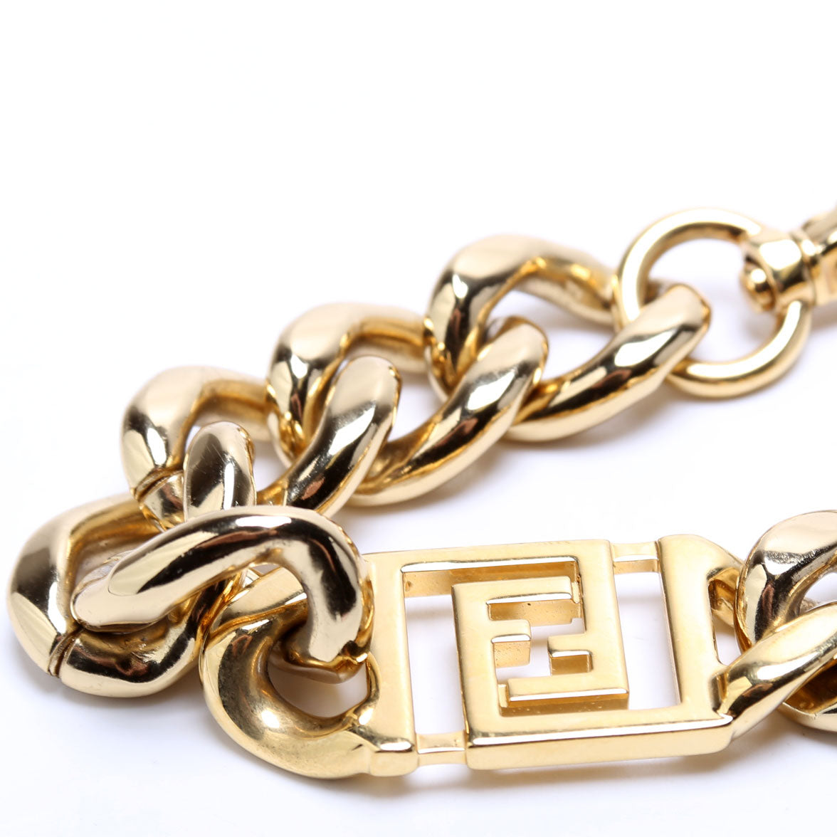 Fendace Chain Link Strap Gold